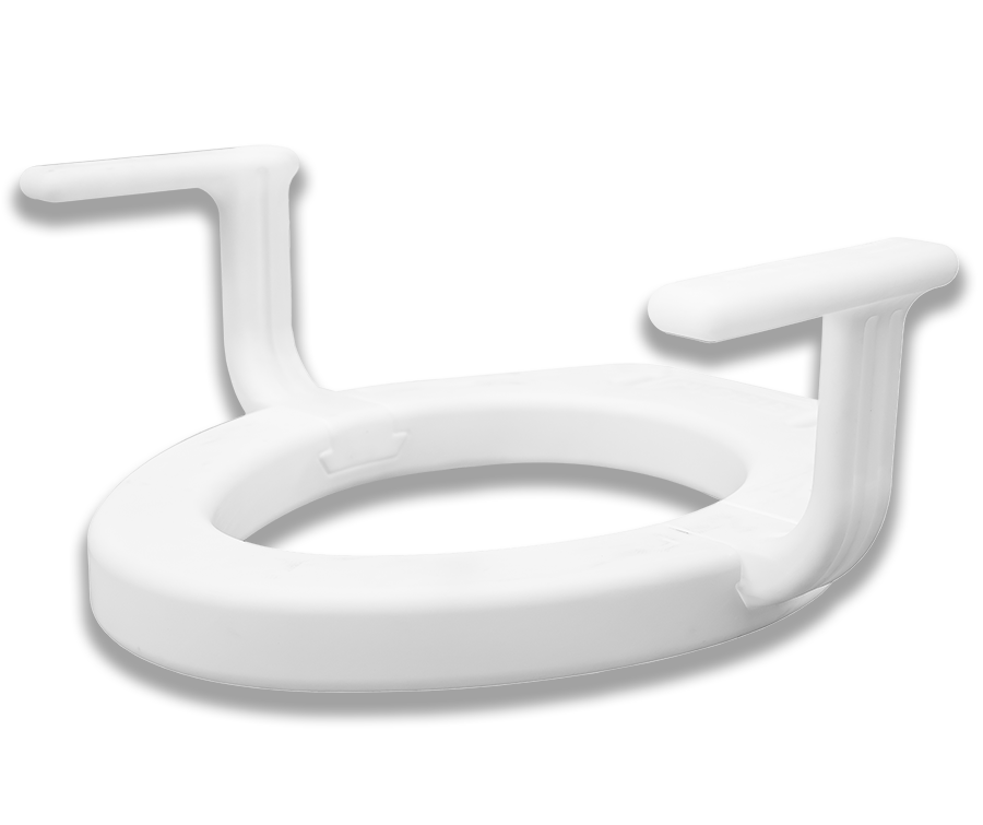 2" Raised Toilet Seat w/Handles Mobb
