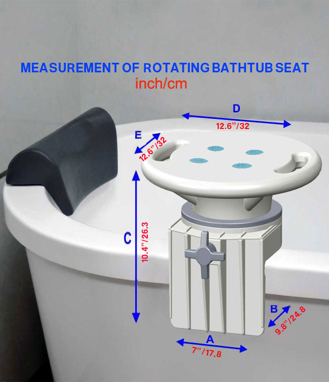 Mobb Rotating Bathtub Seat