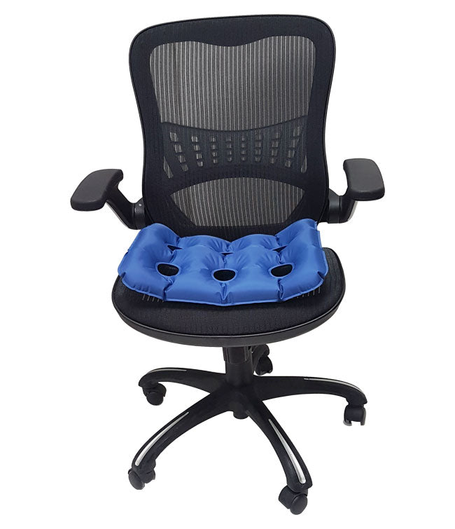 Mobb Home Health Care Inflatable Air Seat Cushion for Pressure Relief – 17" x 17"