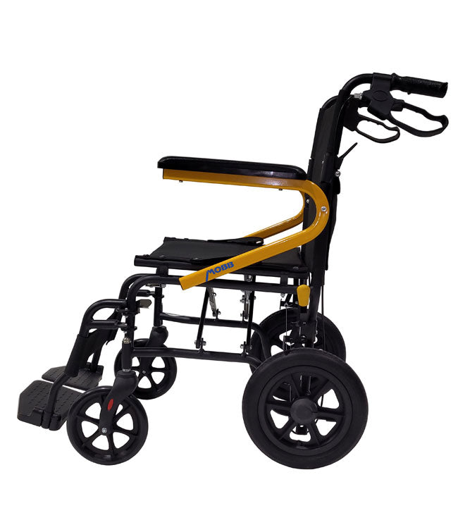 Mobb Transport Chair with 18" Seat and 12" wheels