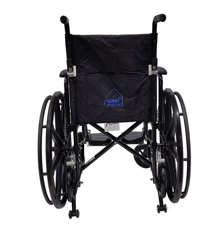 Mobb 18" Aluminum Wheelchair/Lightweight Transport Chair Duo