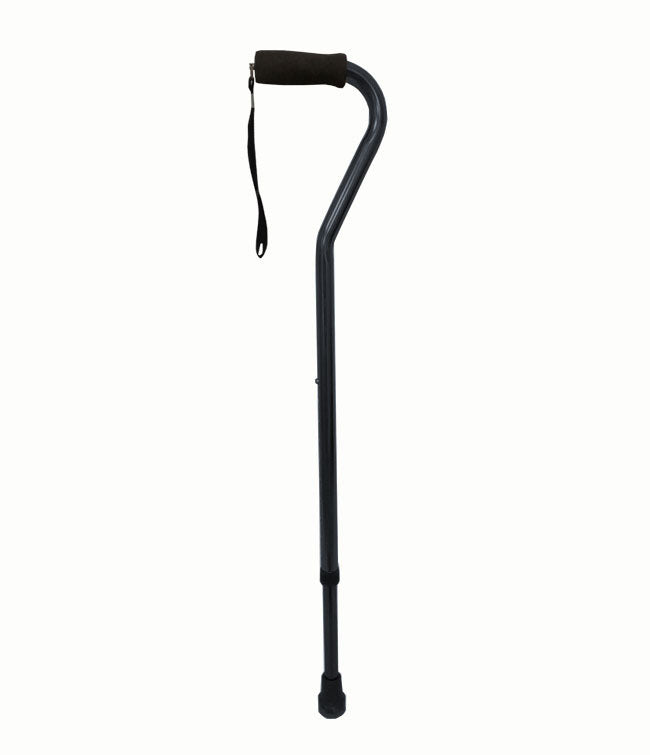 MOBB Offset Cane – Lightweight Aluminum, Push-Button Adjustable, 300 lb