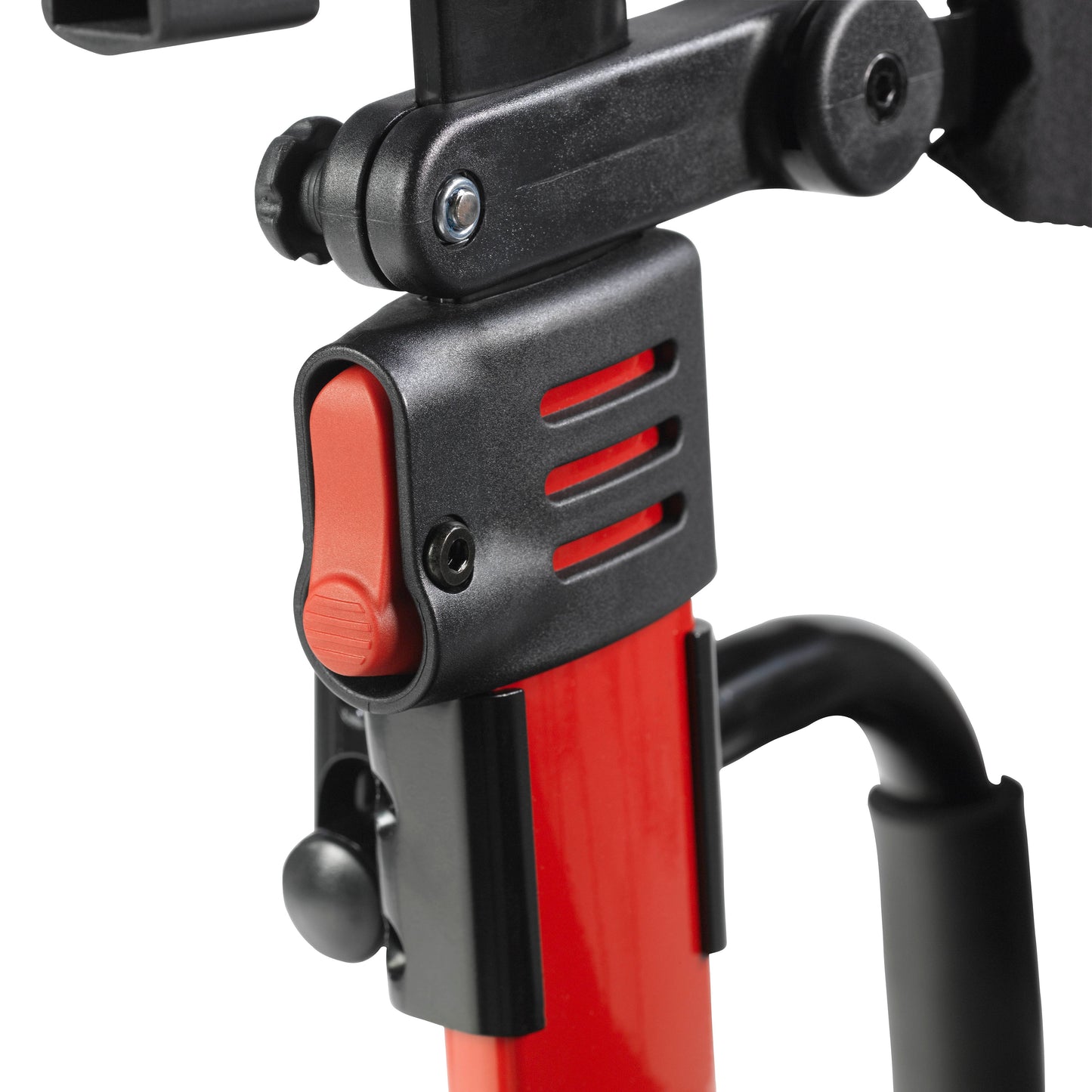 Drive Meidcal Nitro Duet Dual Function Transport Wheelchair and Rollator Rolling Walker, Red