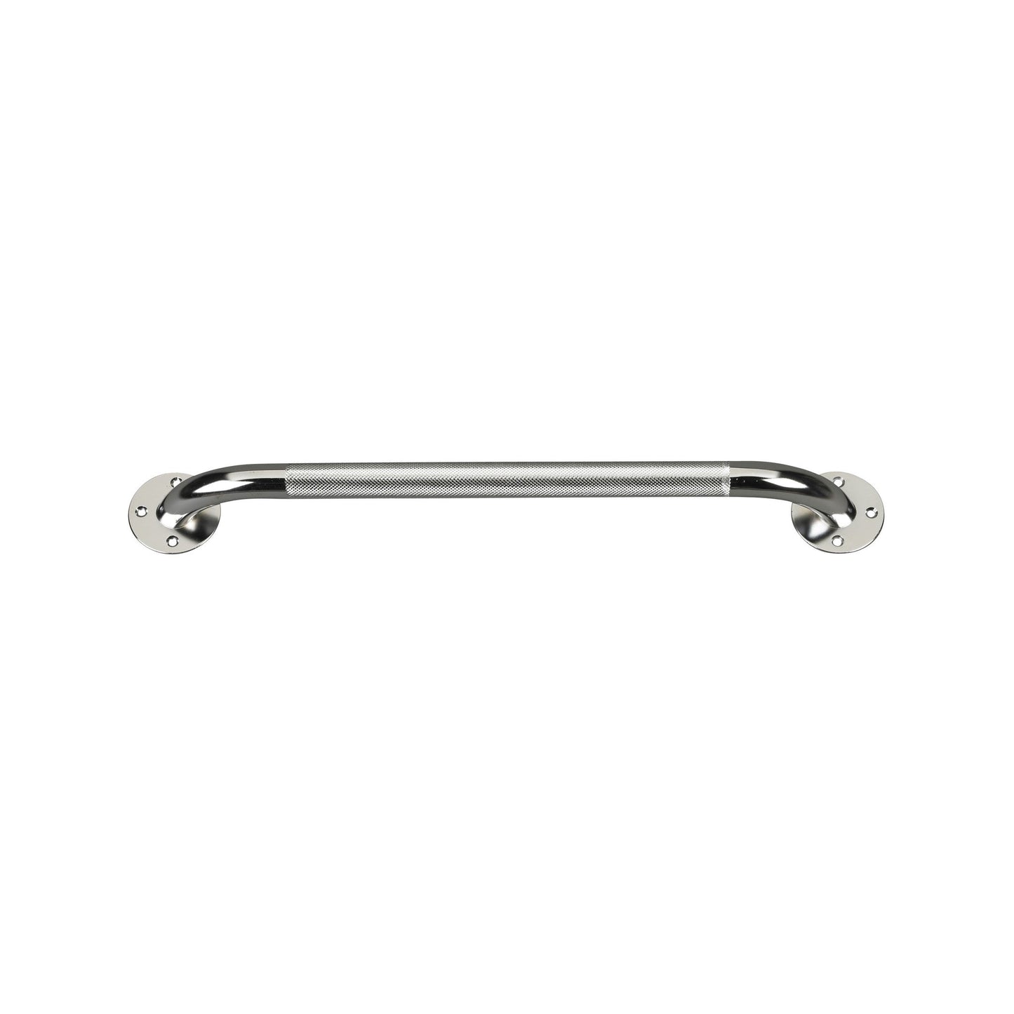 Chrome Knurled Grab Bar 18" – Drive Medical, Non-Slip, Vertical or Horizontal Mount