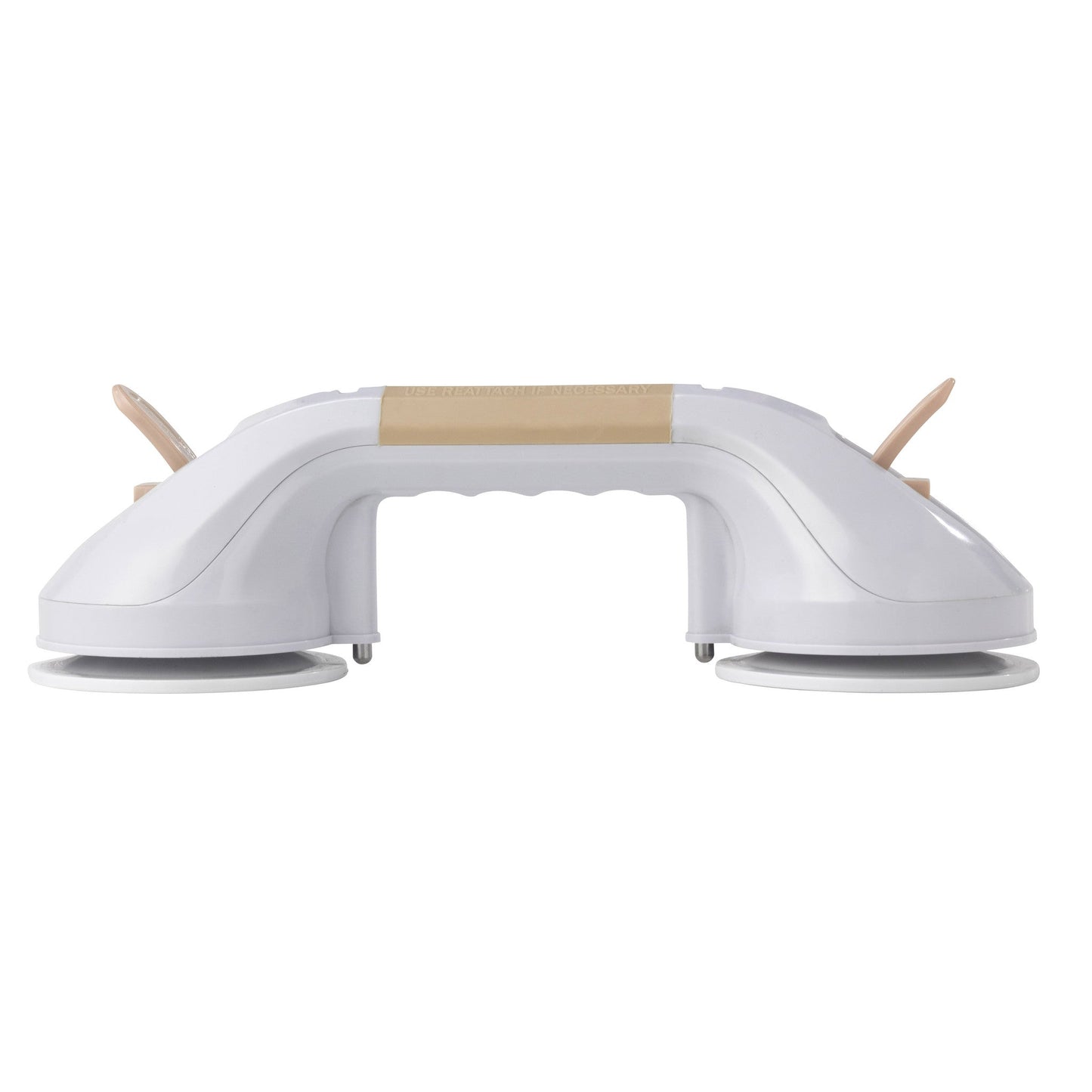 Drive Medical Suction Cup Grab Bar, 12", White and Beige