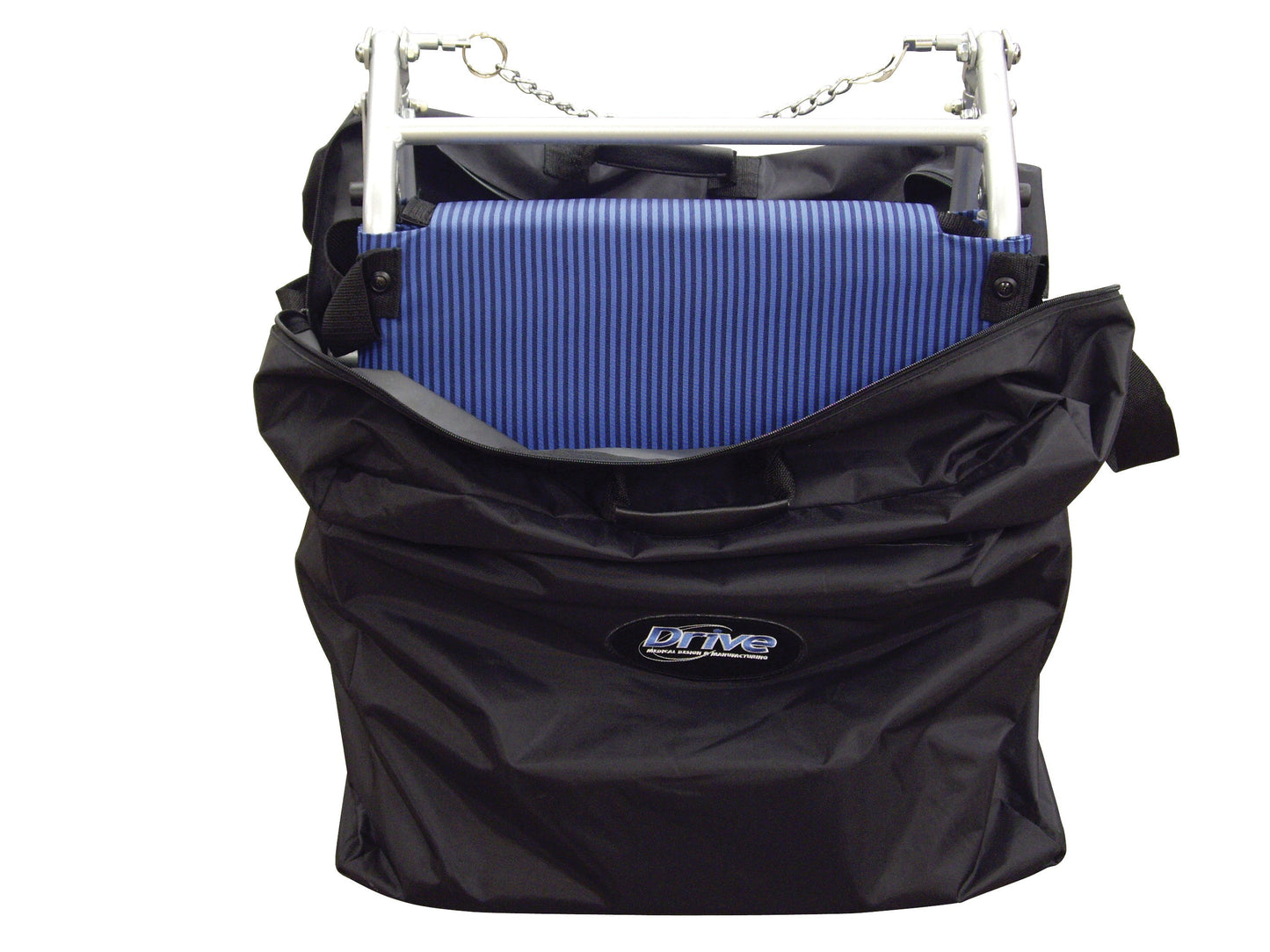Drive Medical Super Light Folding Transport Wheelchair with Carry Bag