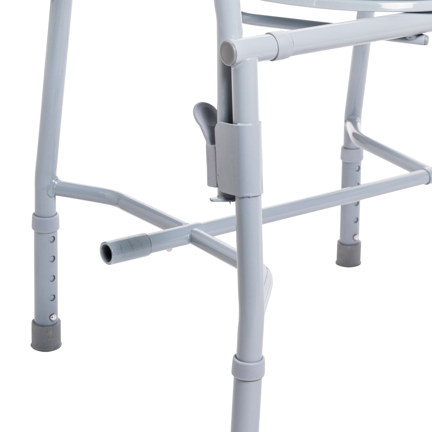 Drive Meidcal Steel Drop Arm Bedside Commode with Padded Arms