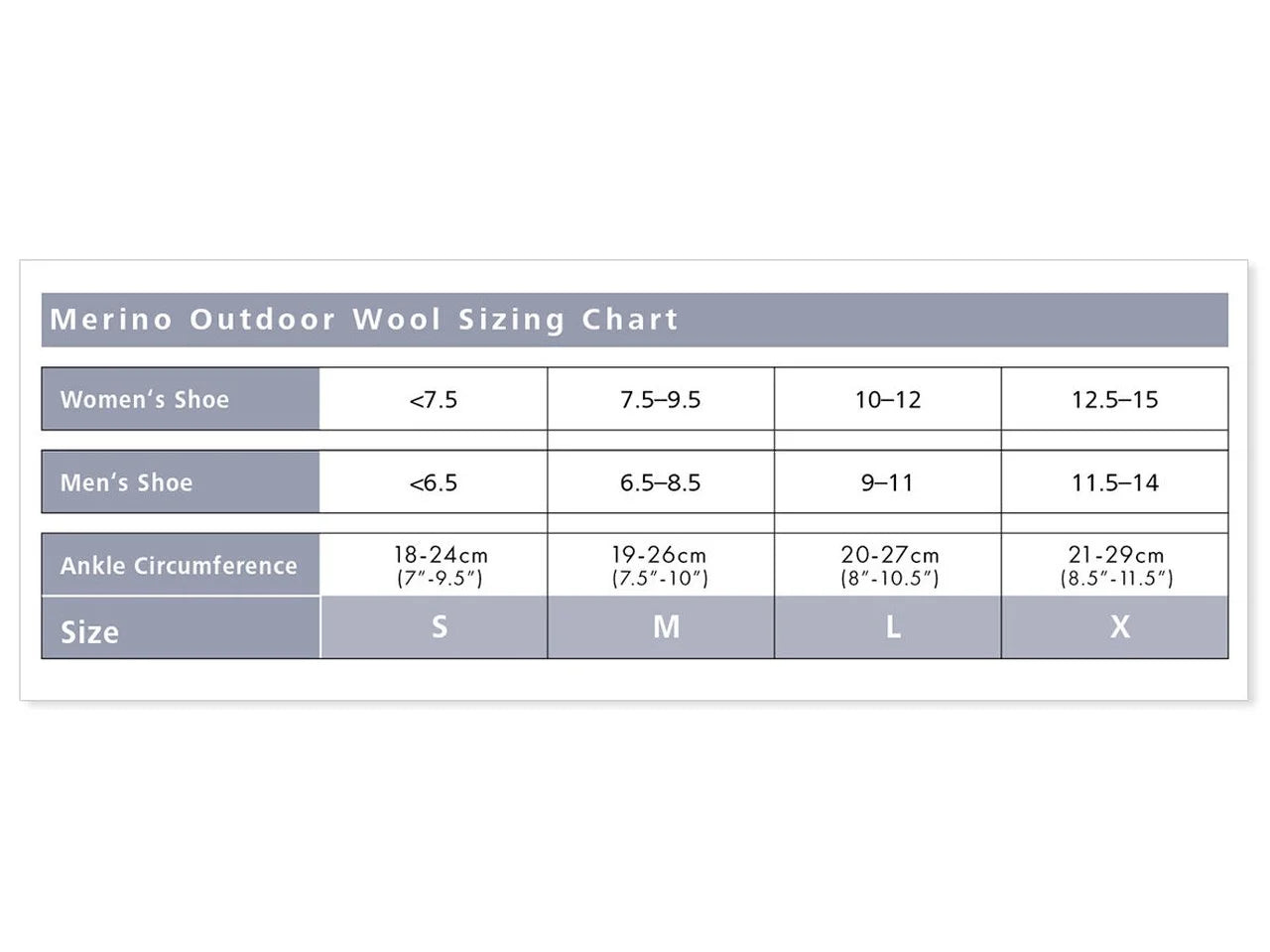 Merino Outdoor Socks 15-20 mmHg