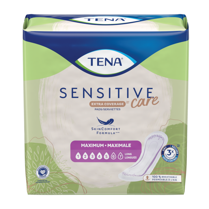 TENA Sensitive Care Extra Coverage Maximum pads