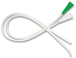 Rusch Easy Cath Male Intermittent Catheter – Tapered Tip, Clear PVC, 16"