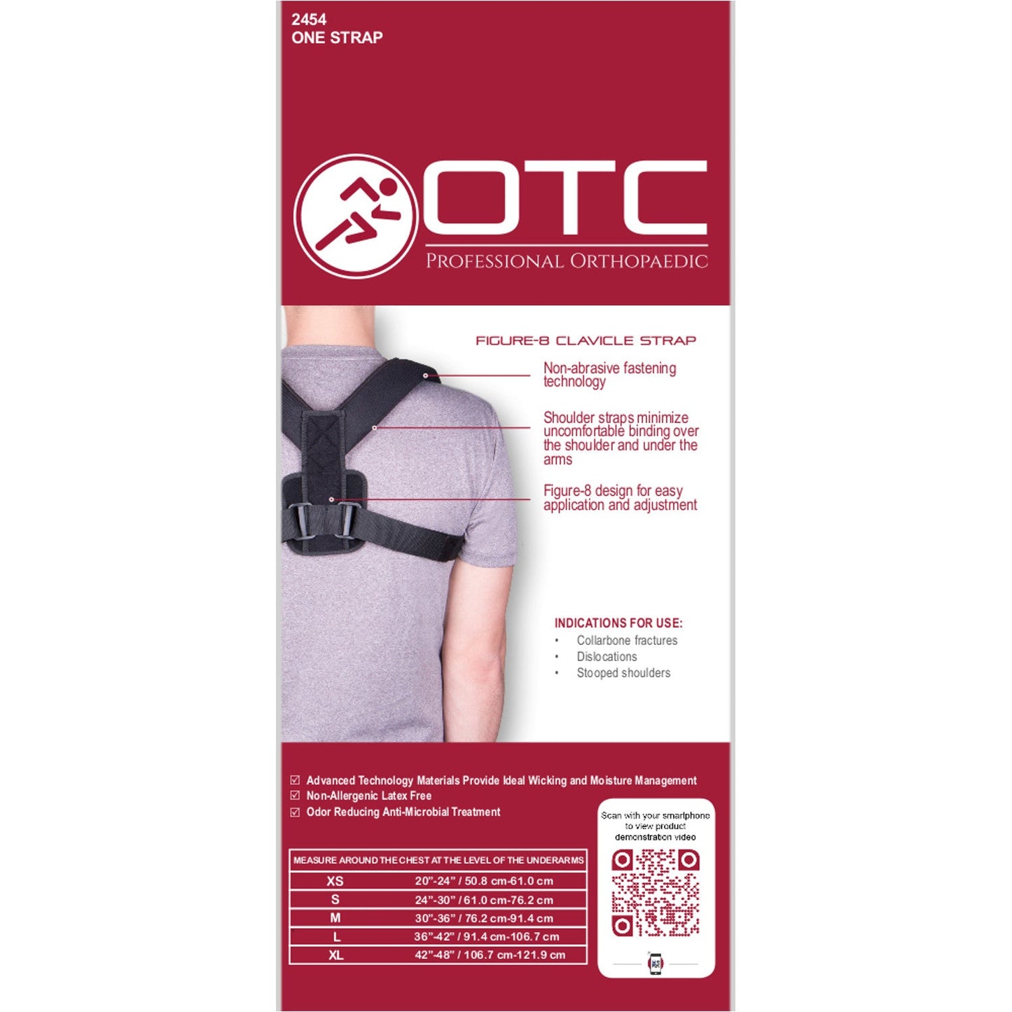 2454 / SELECT SERIES FIGURE-8 CLAVICLE STRAP