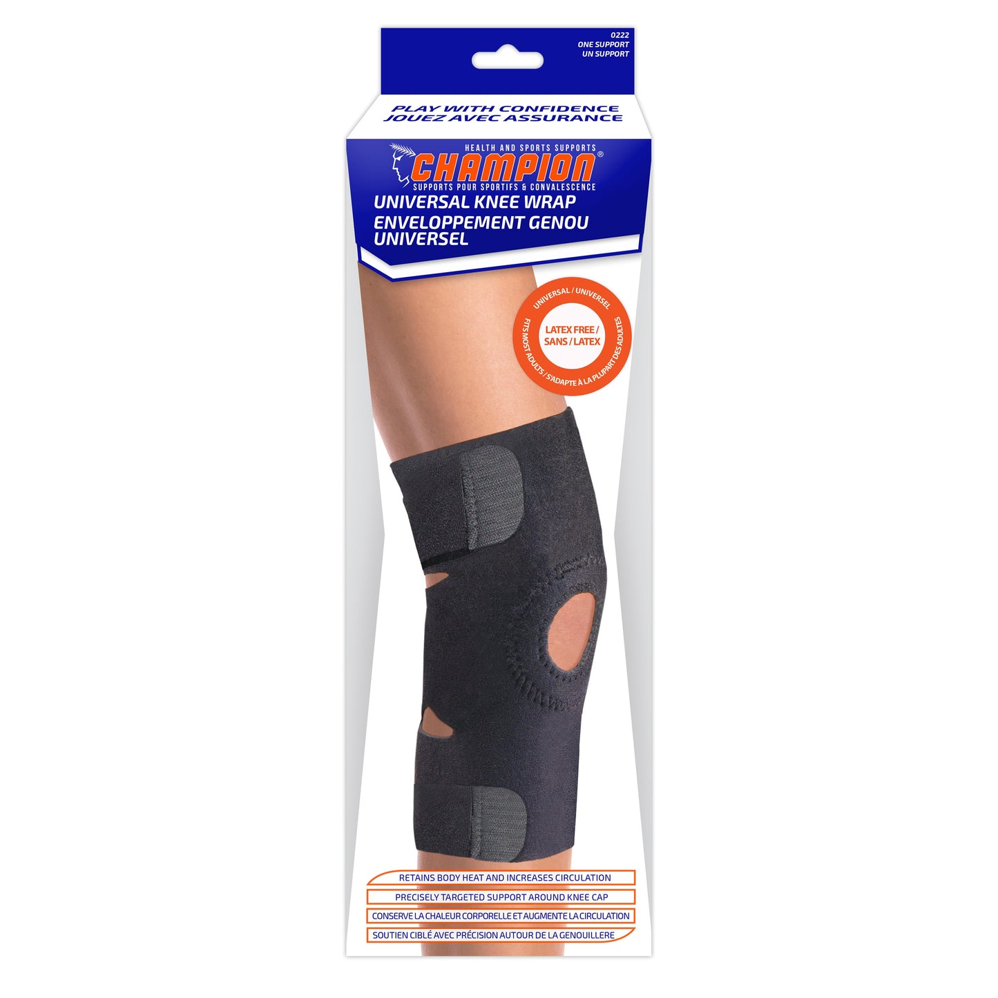 0222 / UNIVERSAL KNEE WRAP