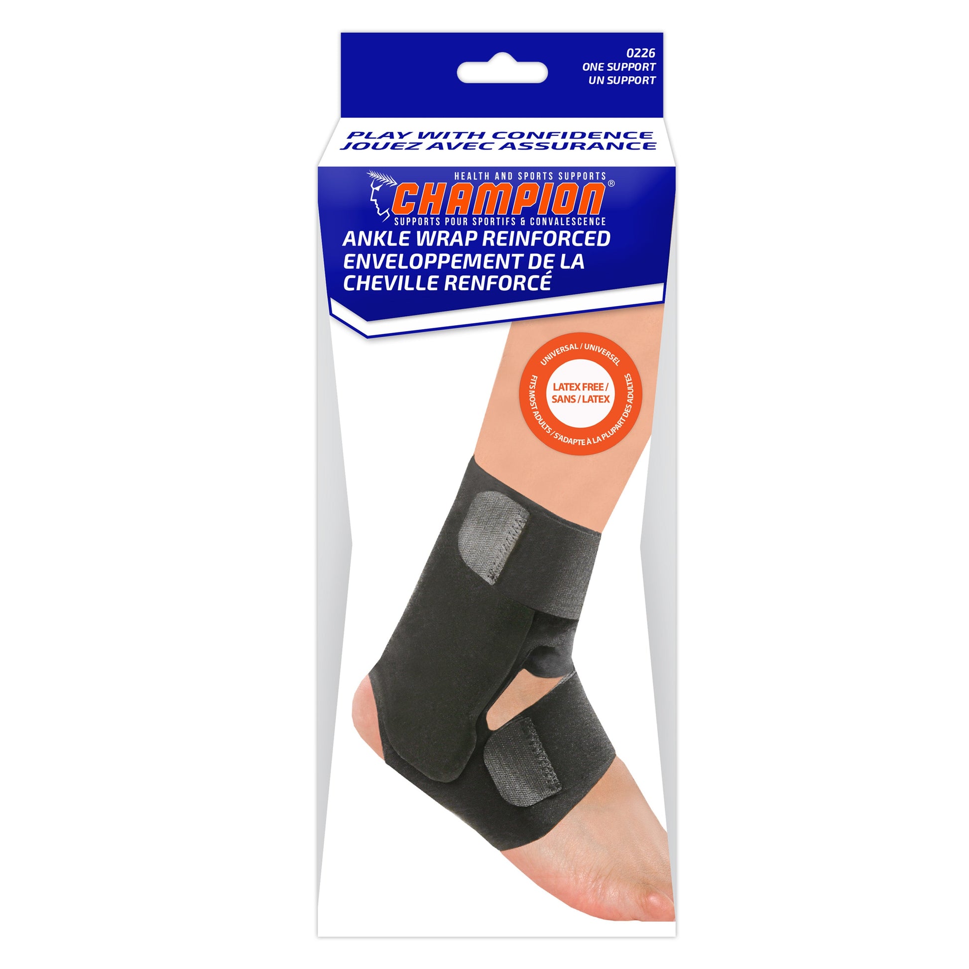 0226 / ANKLE WRAP, REINFORCED