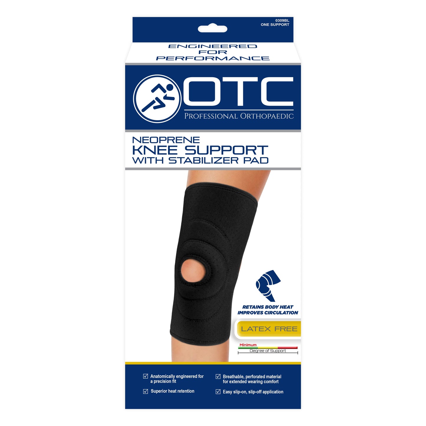 0309 / NEOPRENE KNEE SUPPORT - STABILIZER PAD