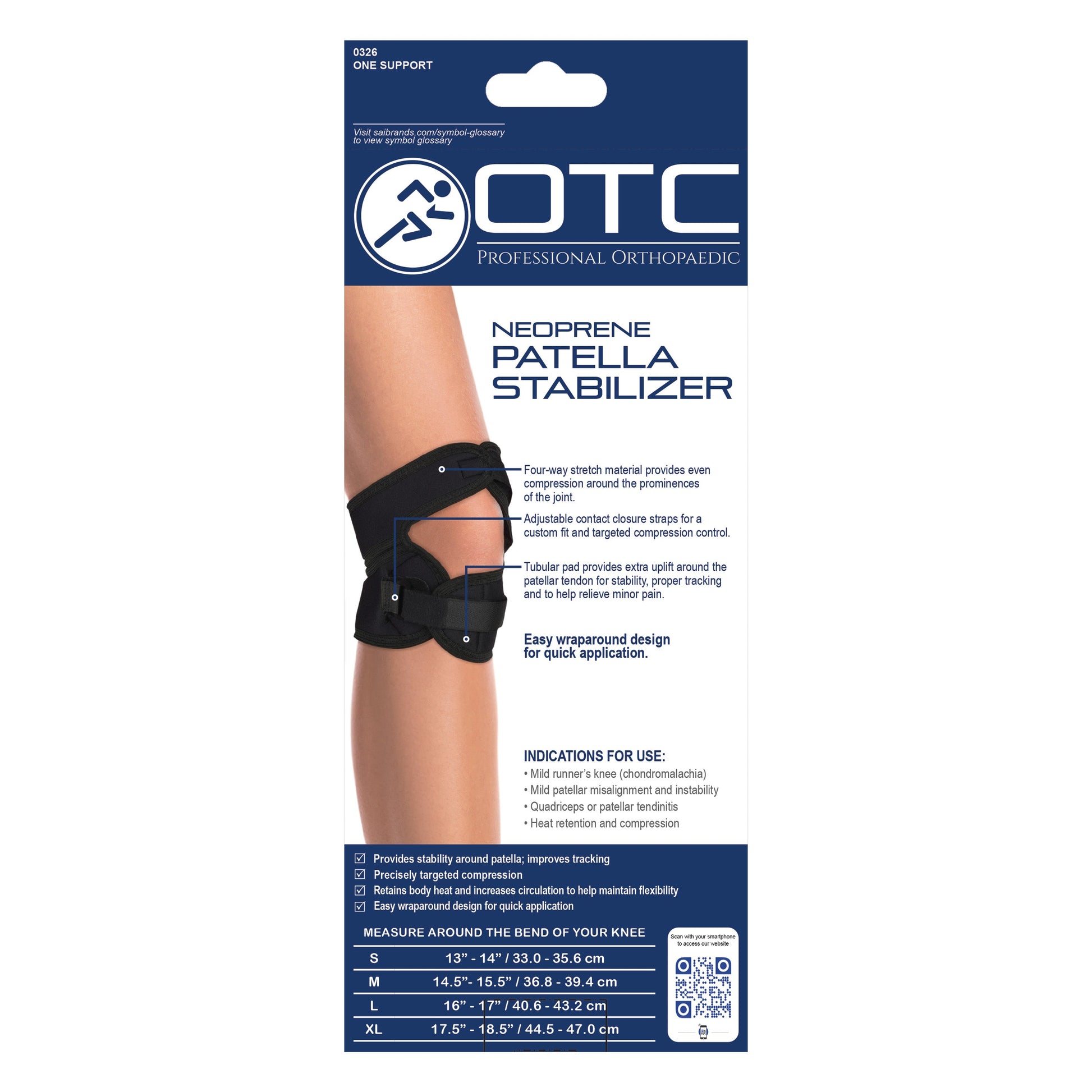 0326 / NEOPRENE PATELLAR STABILIZER