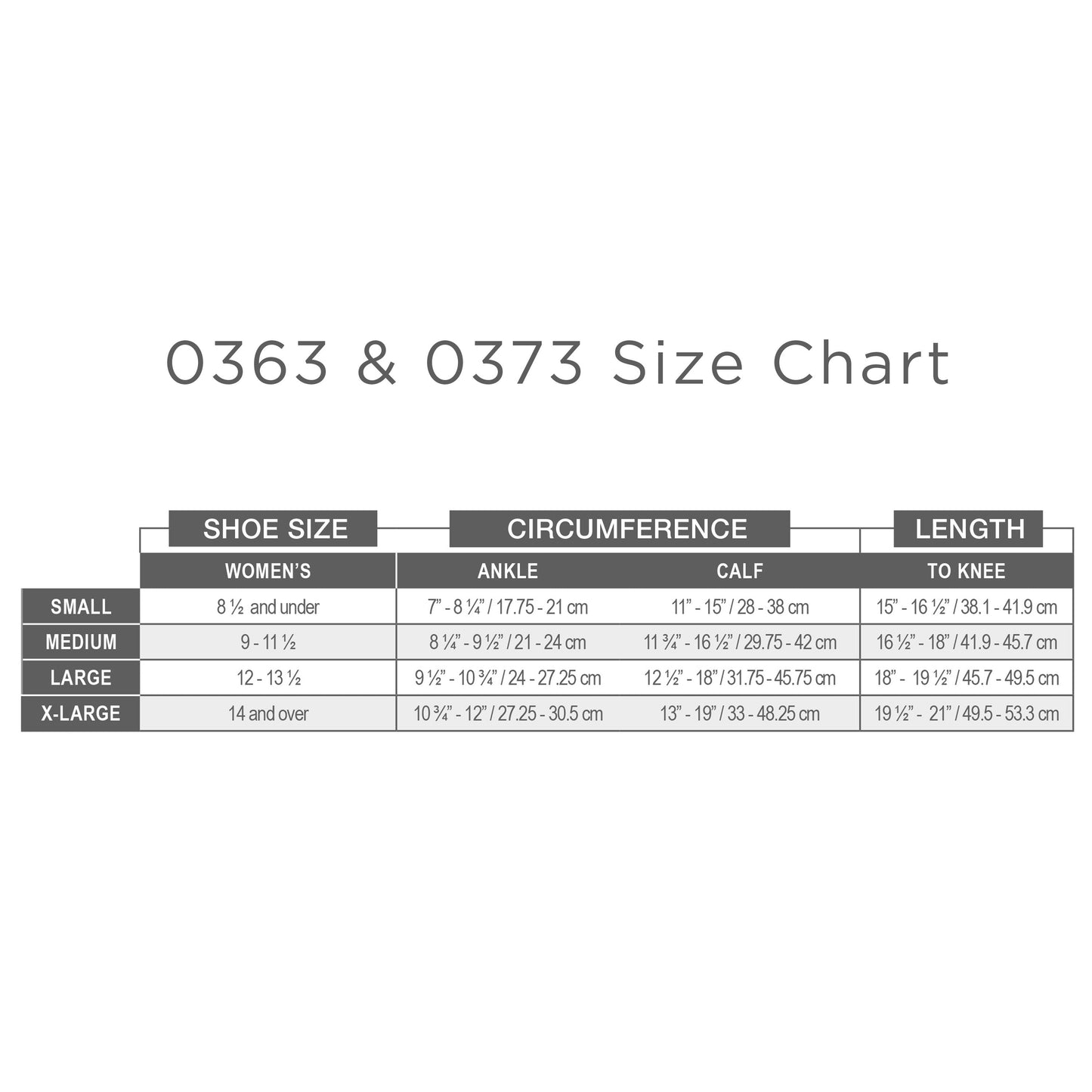 Ladies' Opaque Knee High Closed Toe  / 0363 / 20-30 mmHg