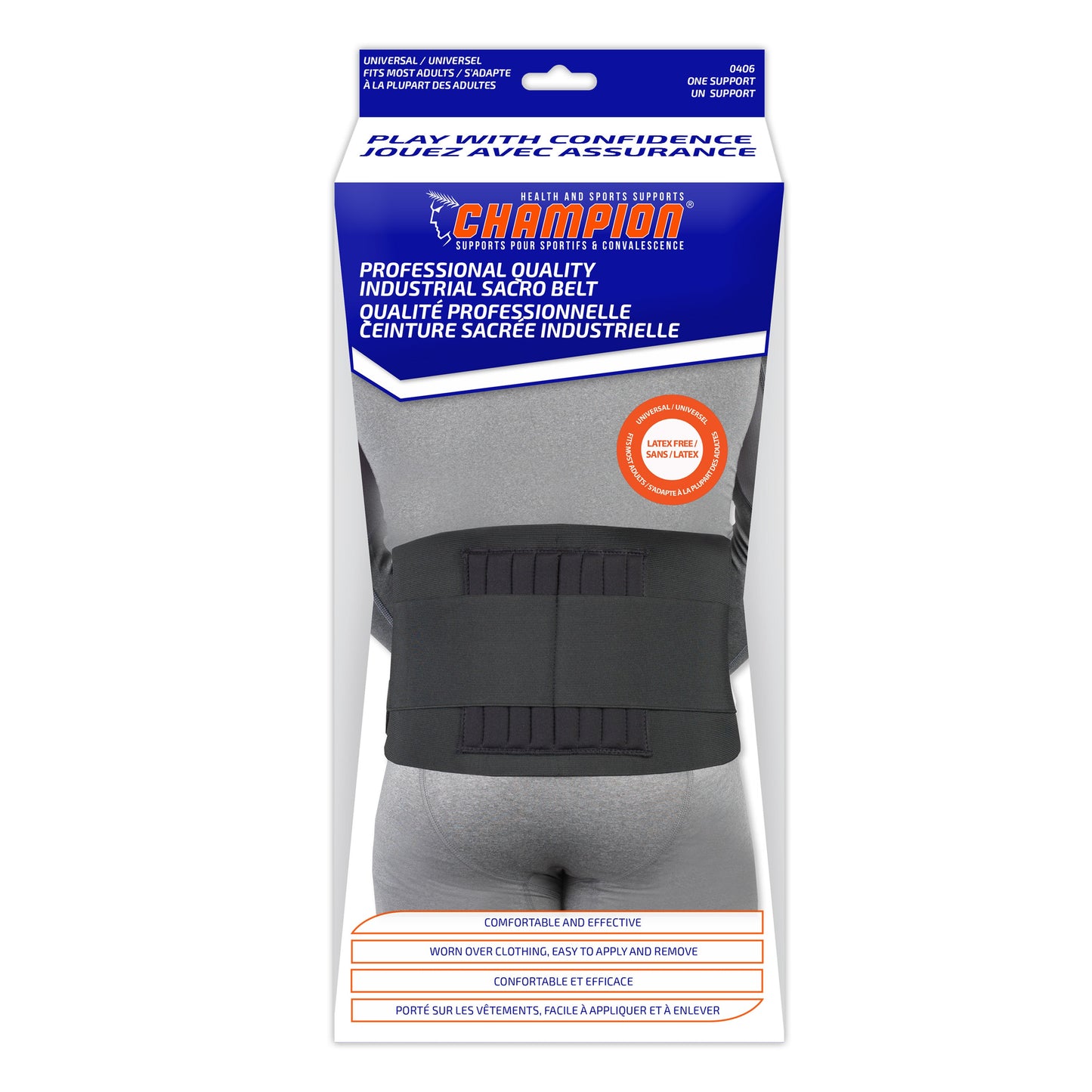 0406 / PROFESSIONAL QUALITY INDUSTRIAL SACRO BELT