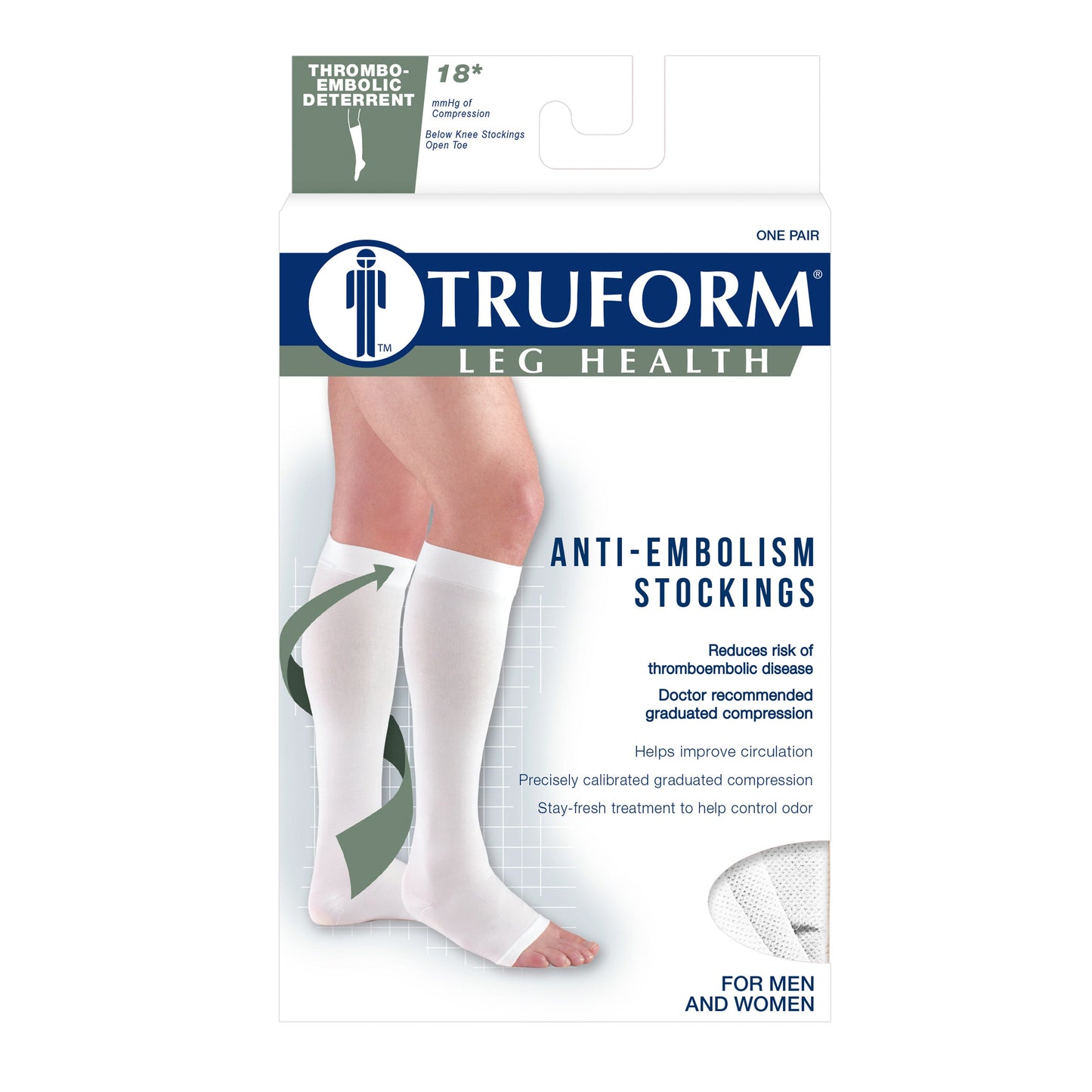 Anti-Embolism Knee High Open Toe