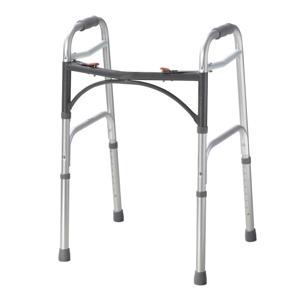 Deluxe Folding Walker, Two Button