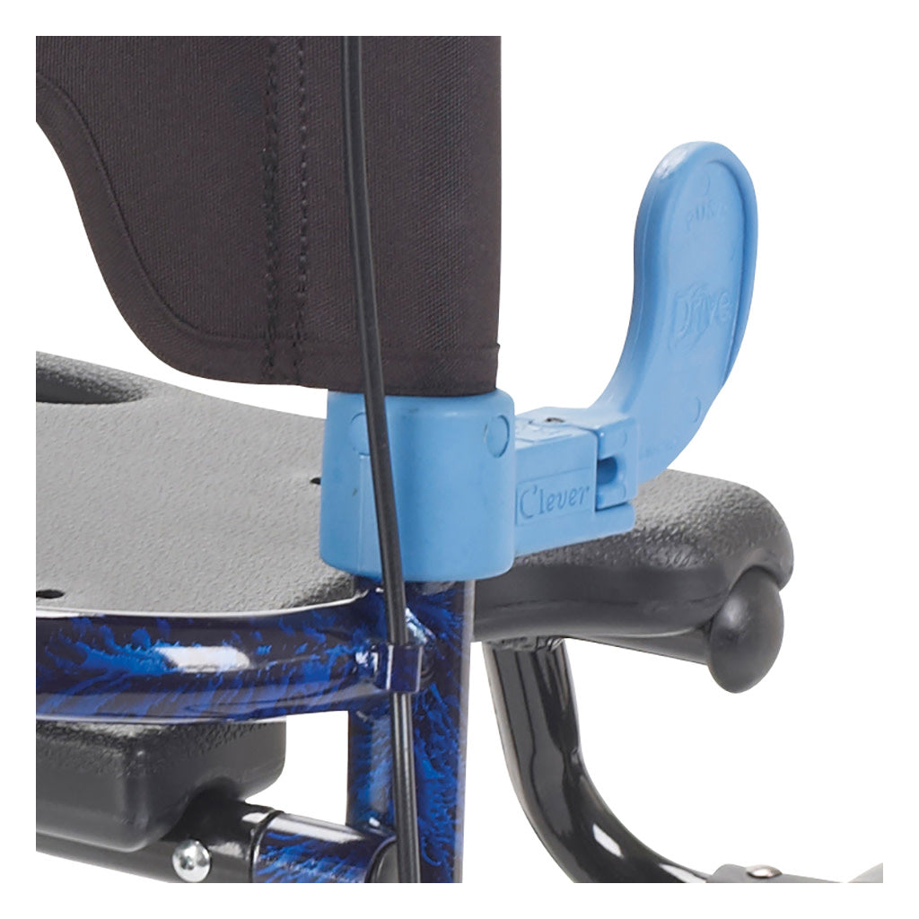 Walker Rollator Hybrid – Clever Lite, 300 lb, 8" Wheels, Flip-Up Seat