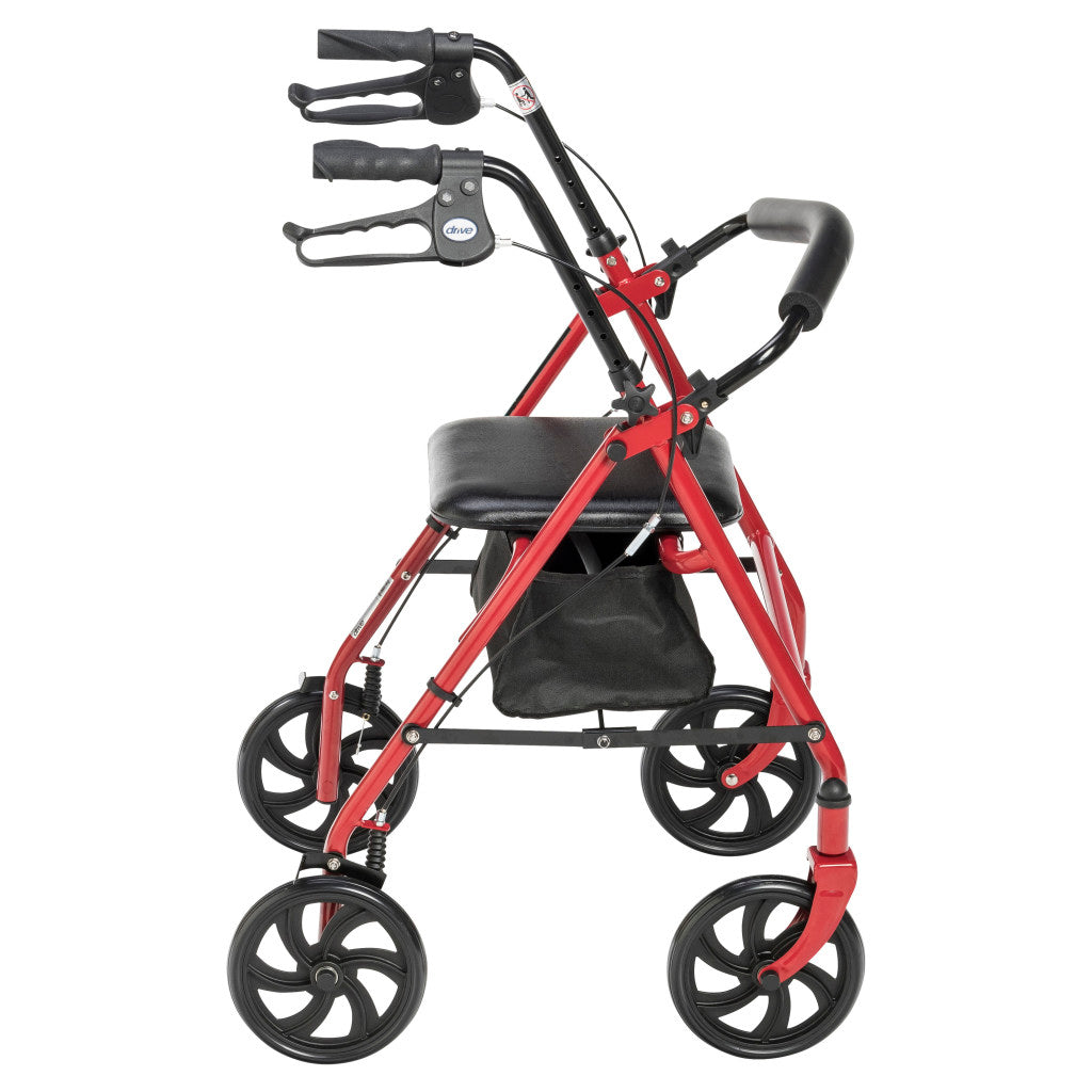 Durable 4 Wheel Rollator with 7.5" Casters