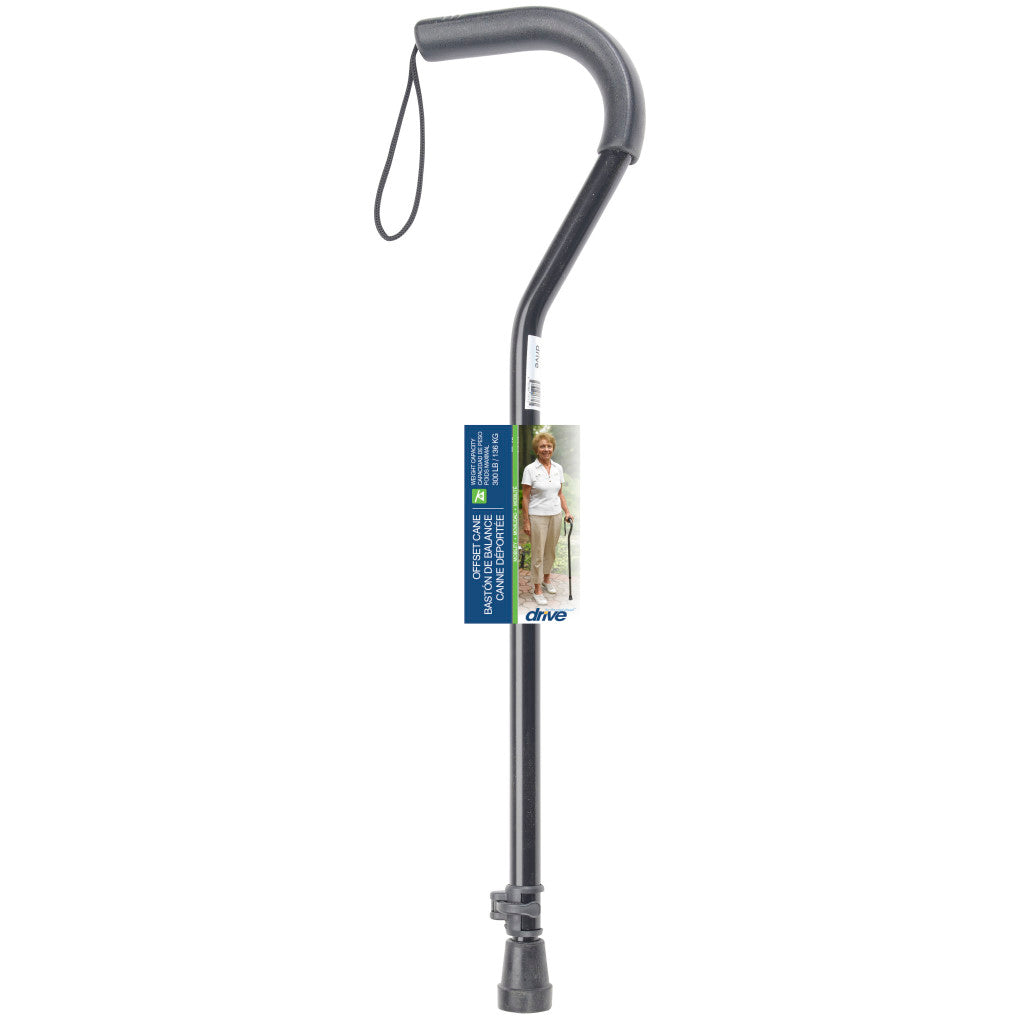 Offset Aluminum Canes with Tab-Loc Silencer