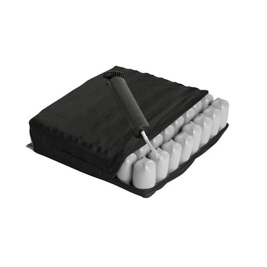Balanced Aire Adjustable Air Cushion – 18" x 18" x 4", Self-Adjusting Pressure Relief