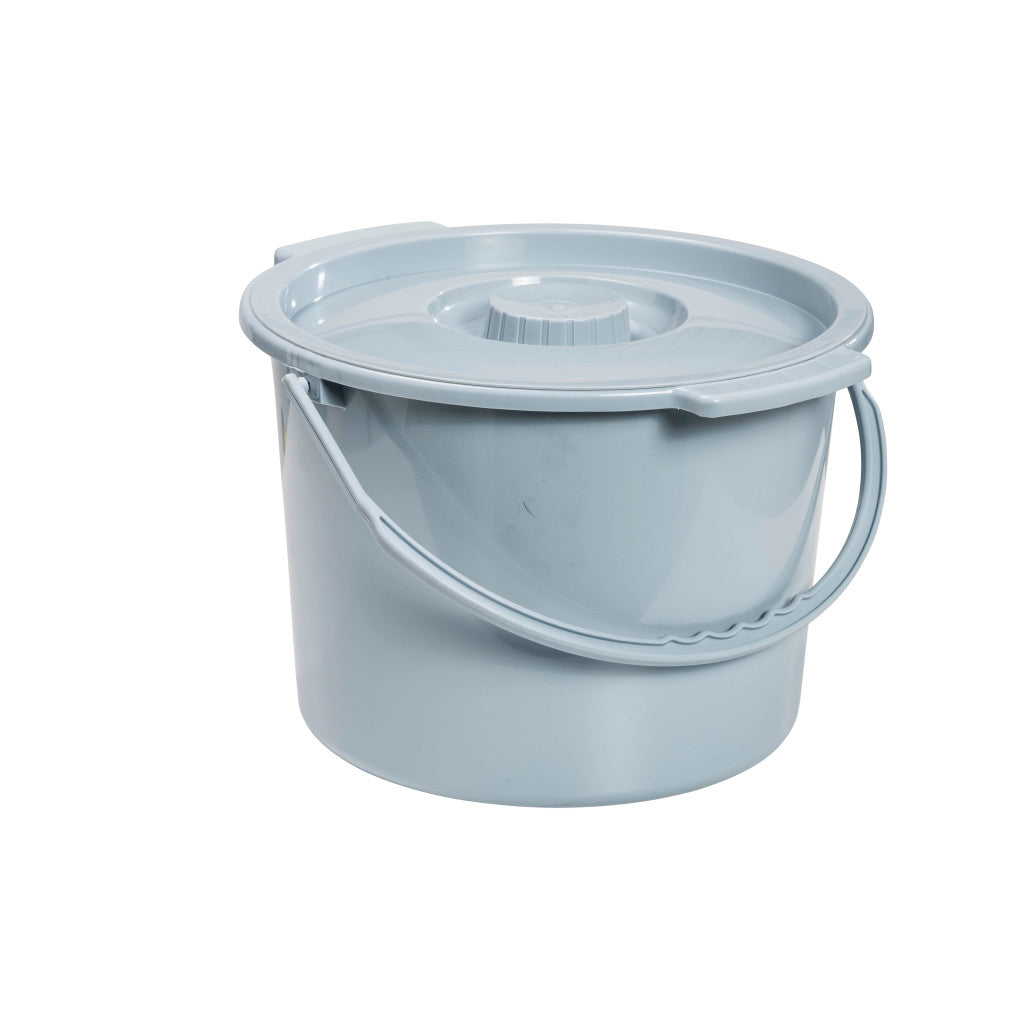 Commode Bucket with Handle and Lid, 12qt