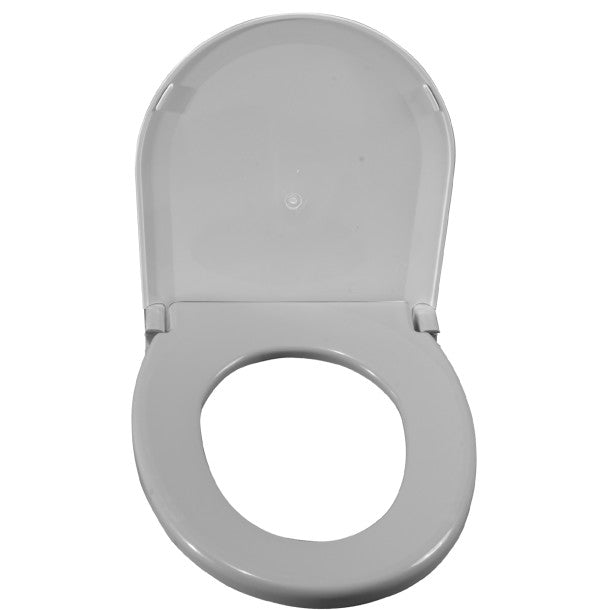 Oblong Oversized Toilet Seat with Lid (16 ½" Seat Depth)
