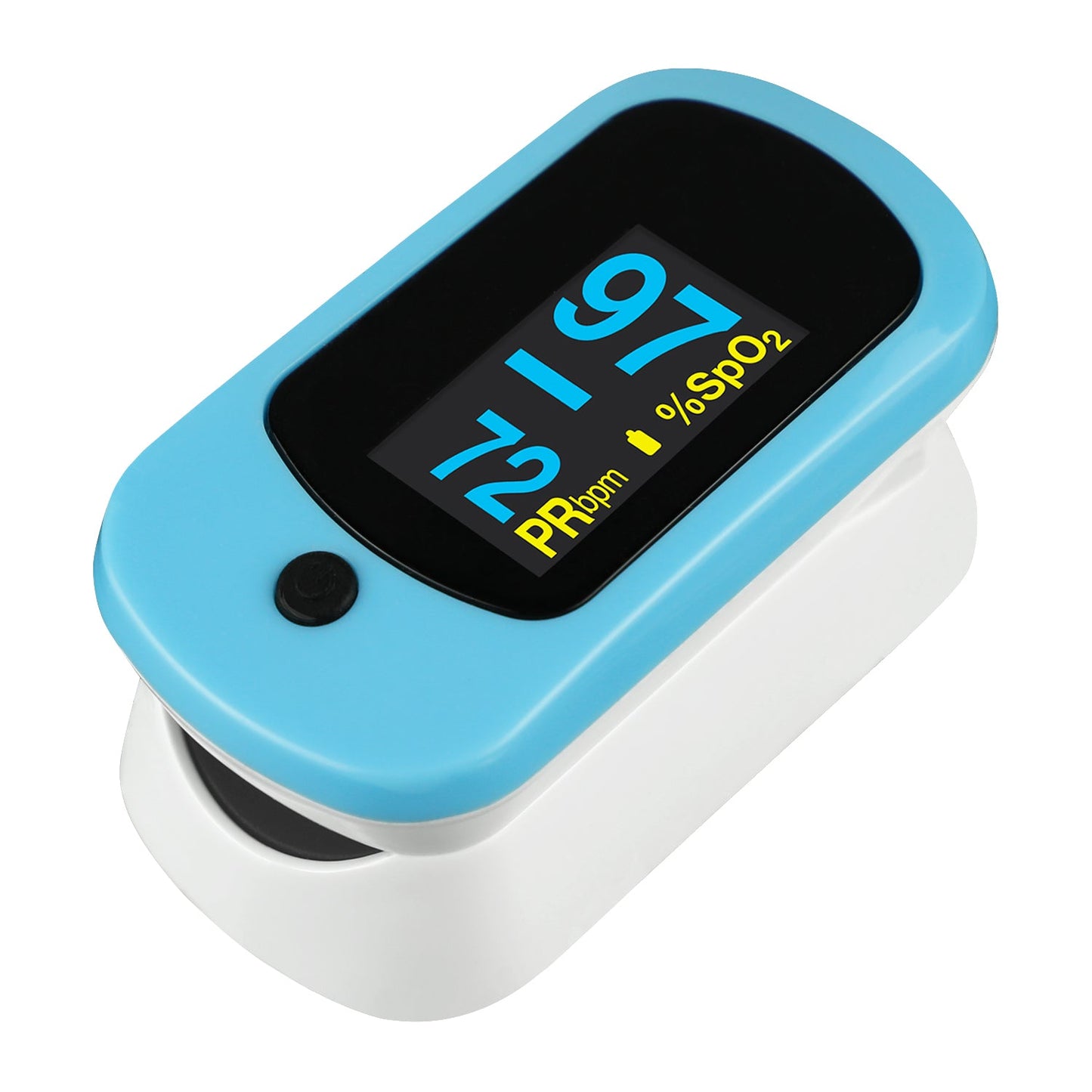 BIOS Fingertip Pulse Oximeter with EZ-Read 7-Way Display and Carrying Case