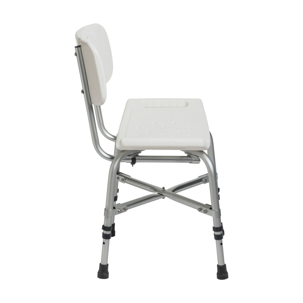 Deluxe Bariatric Shower Chair with Cross-Frame Brace