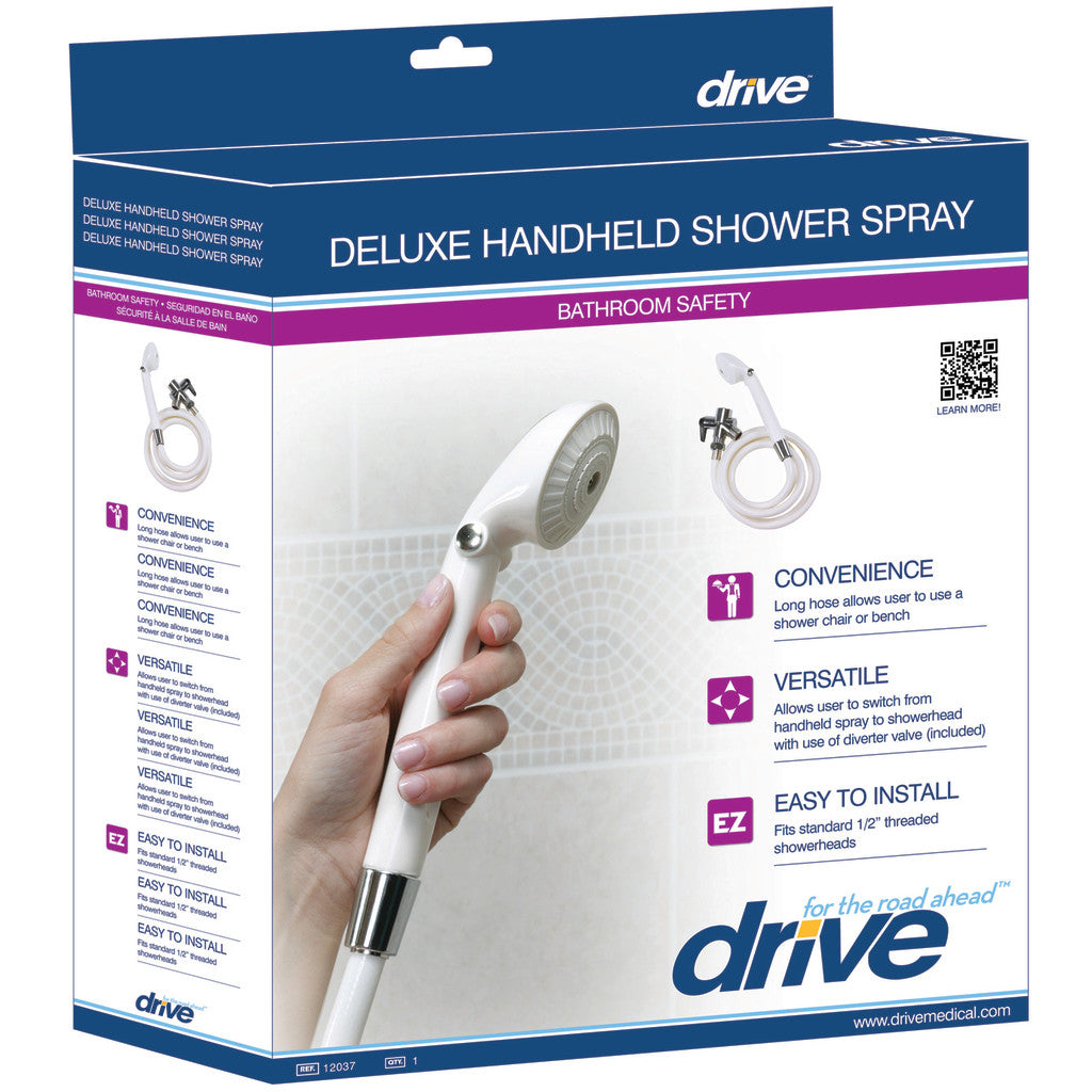 Deluxe Handheld Shower Spray with Diverter Valve