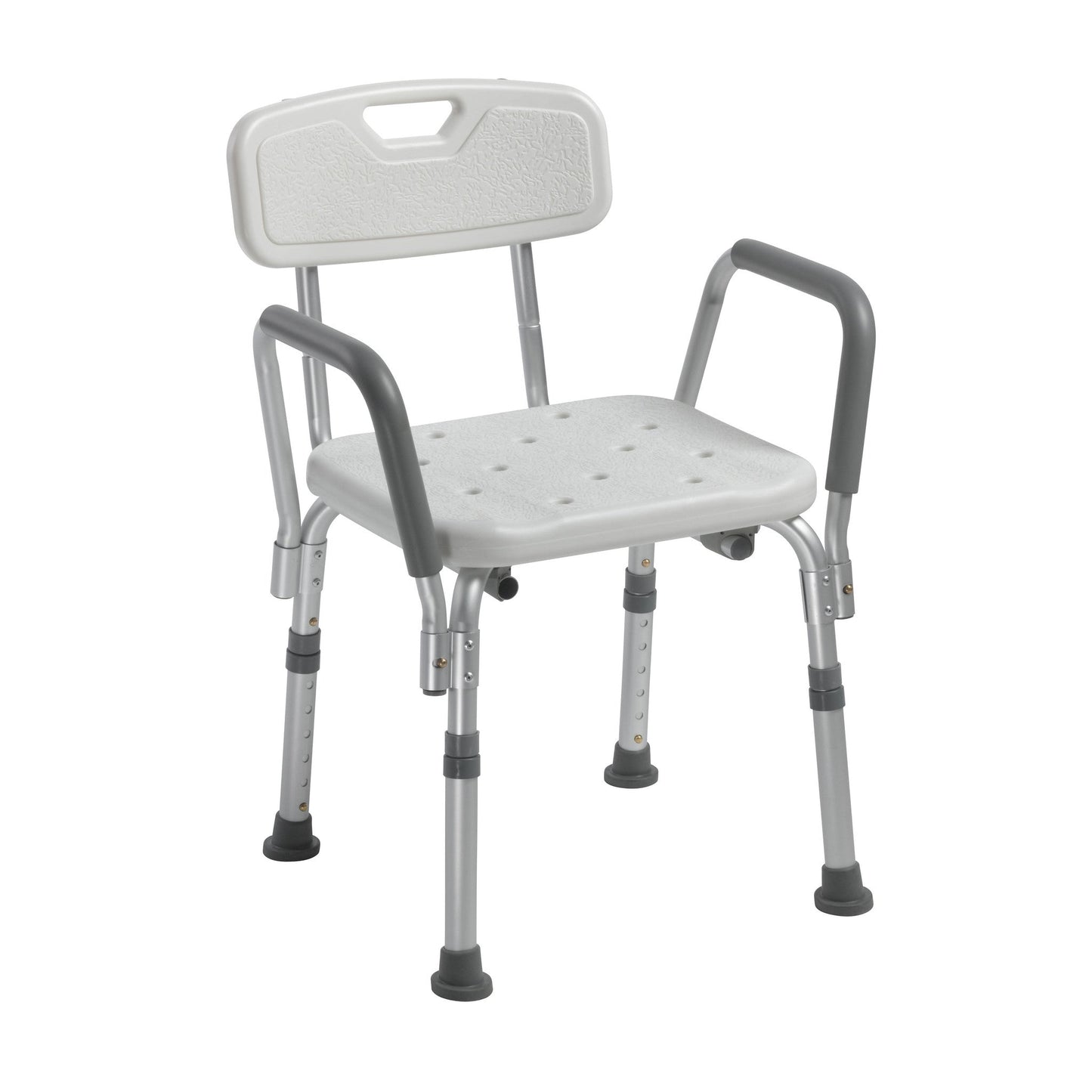 Drive Medical Bath Bench with Back and Padded Arms