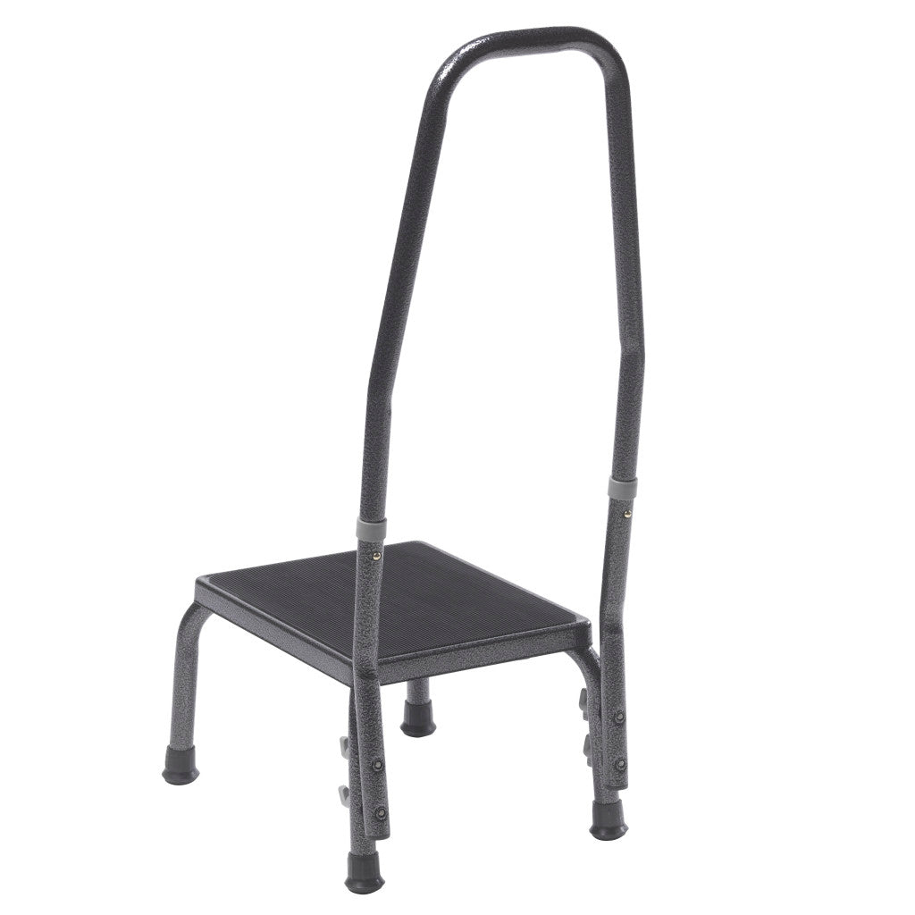 Foot Stool with Handrail