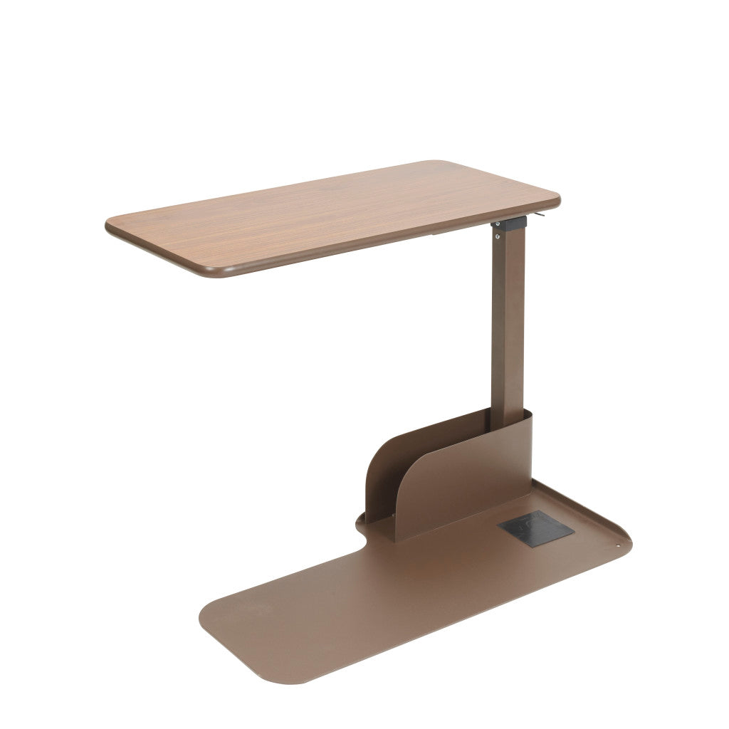 Lift Chair Side Table – Left Side, 50 lb, 360° Pivot Top, Magazine Rack