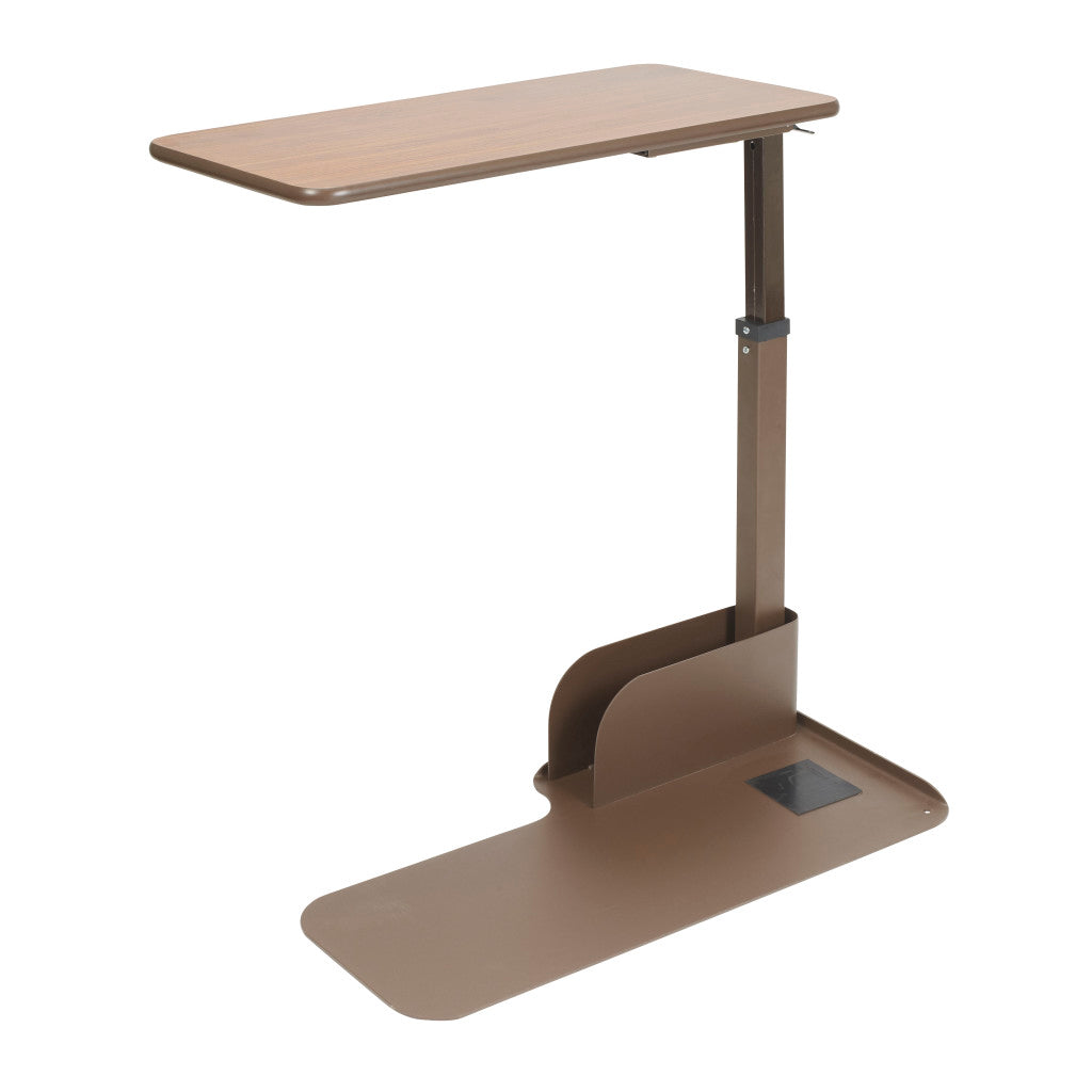 Lift Chair Side Table – Left Side, 50 lb, 360° Pivot Top, Magazine Rack