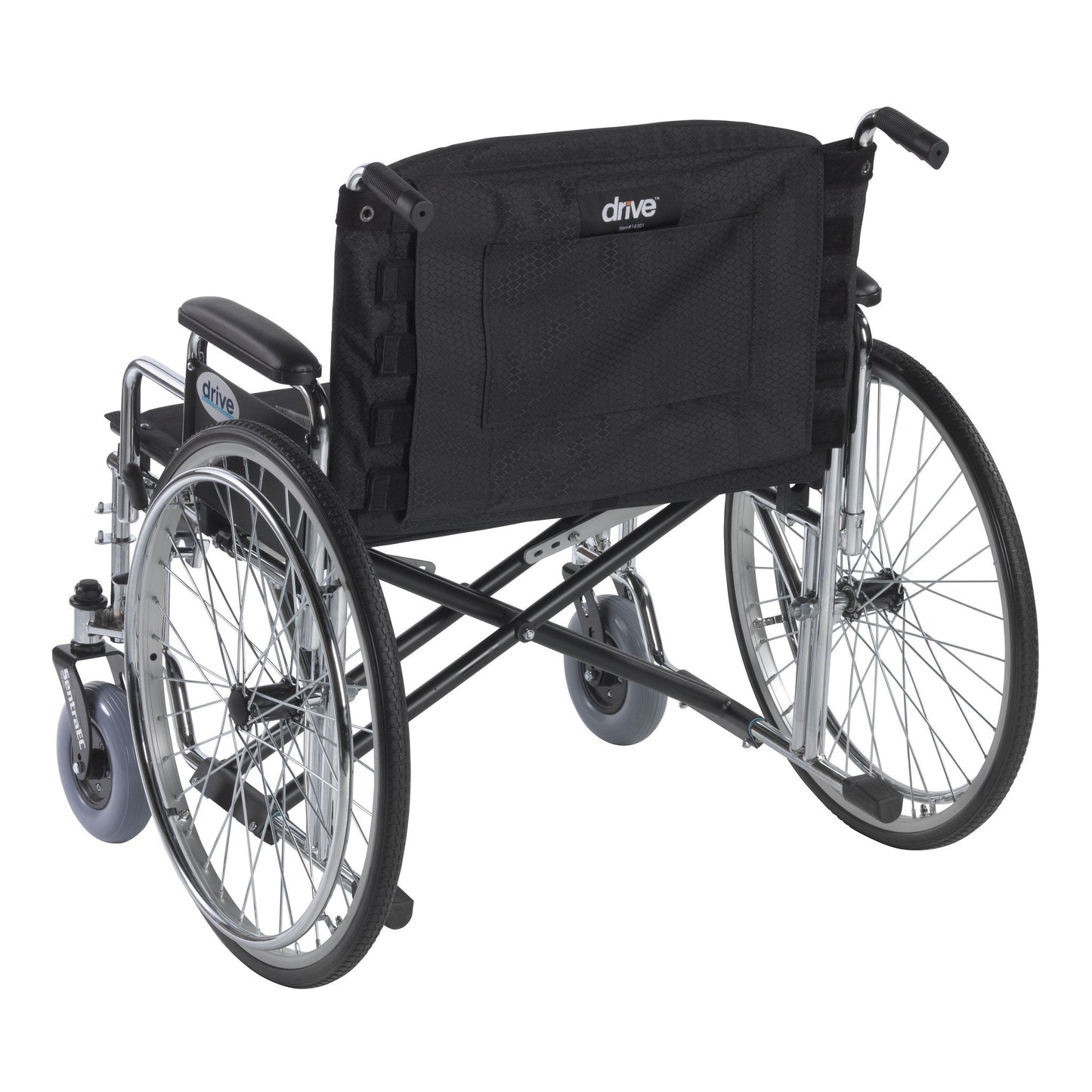 Adjustable Tension Back Cushion for 22"-26" Wheelchairs