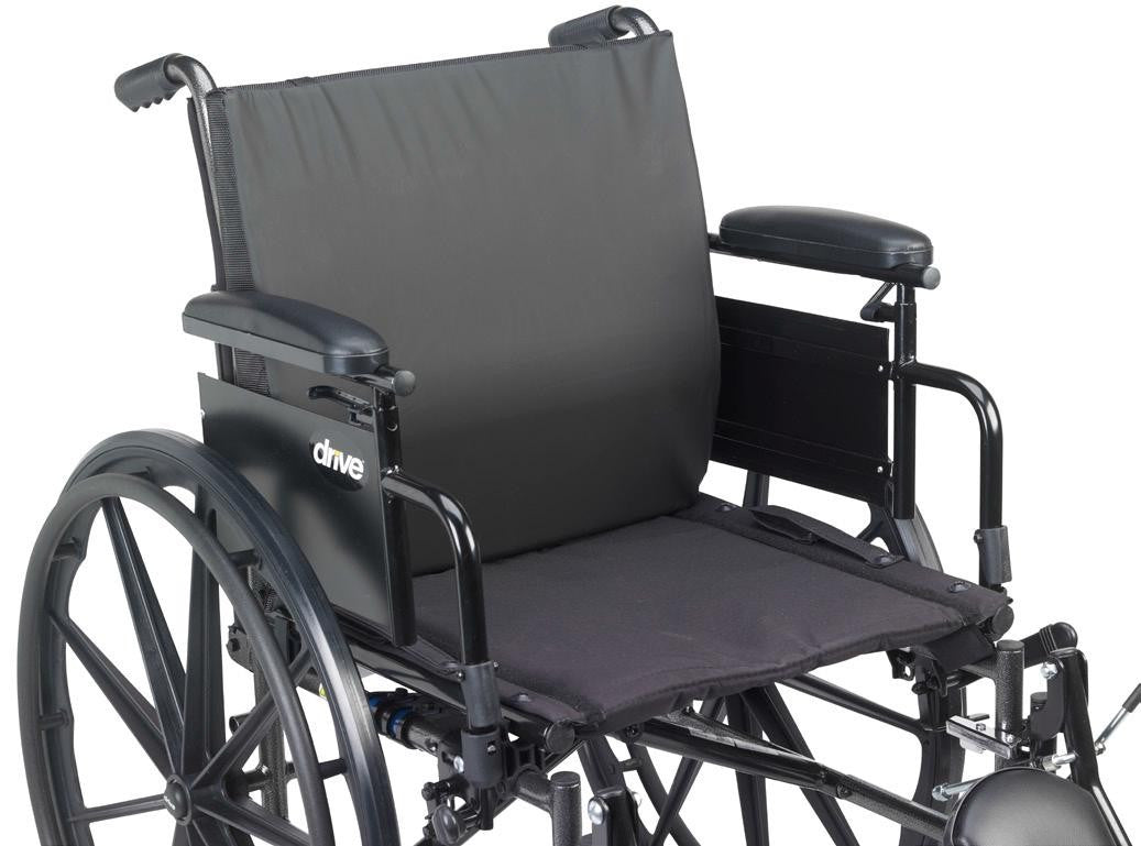 General Use Extreme Comfort Wheelchair Back Cushion with Lumbar Support, 18"