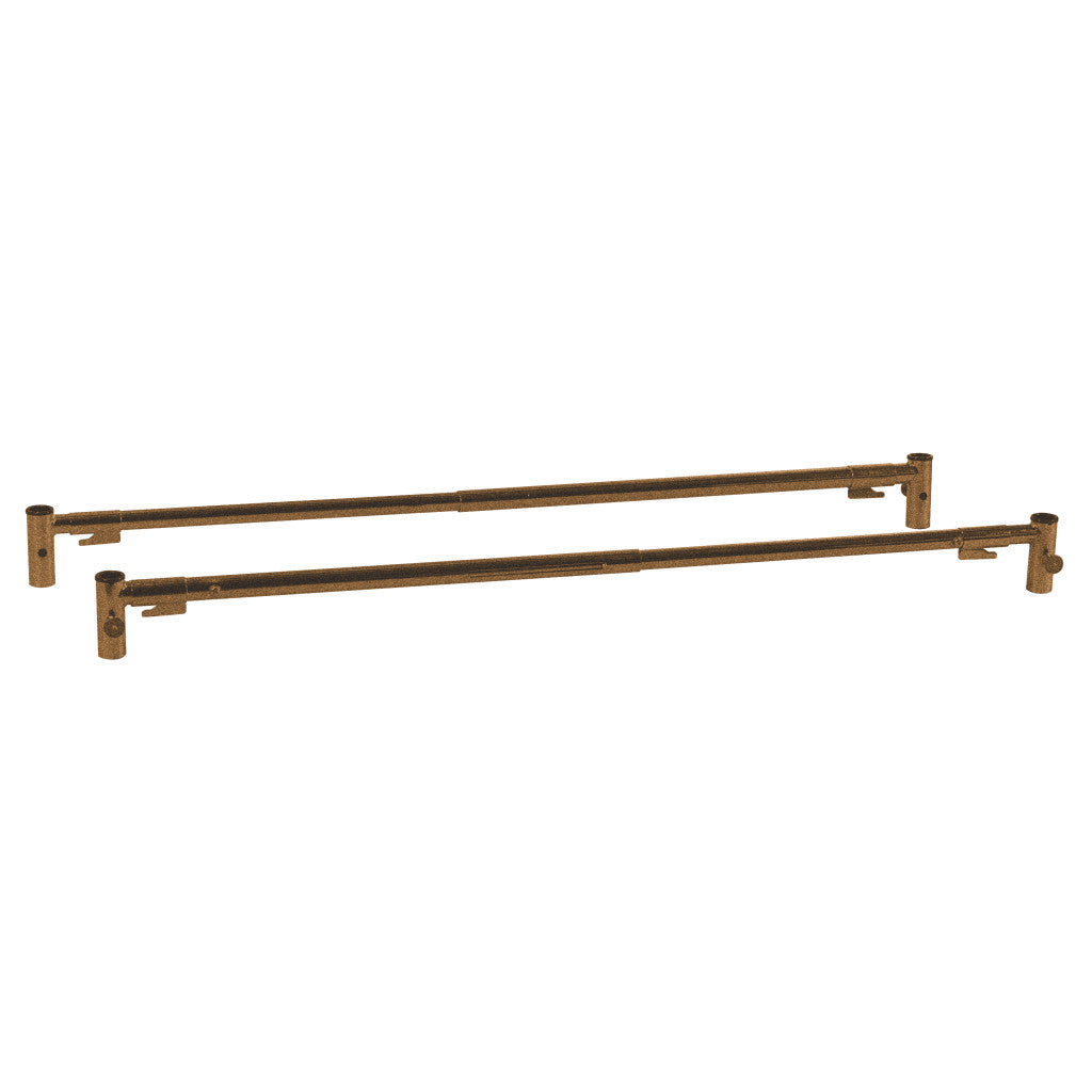 Standard Telescoping Full-Length Side Rail, Brown-Vein Finish