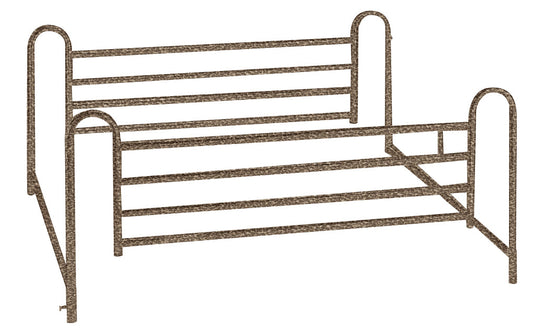 Full Length Hospital Bed Side Rails, 1 Pair