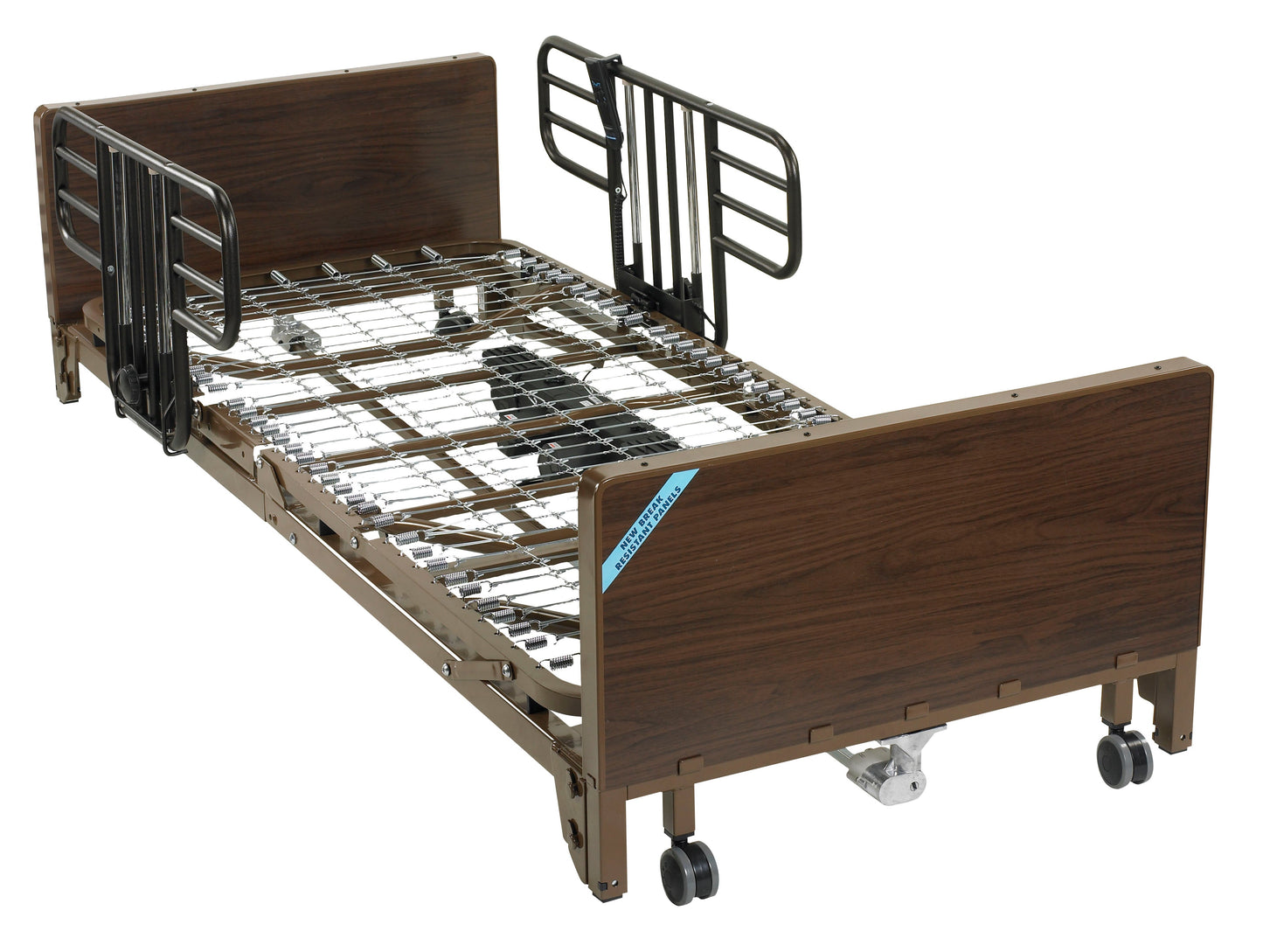 Delta Full Electric Low Hospital Bed with Half Rails