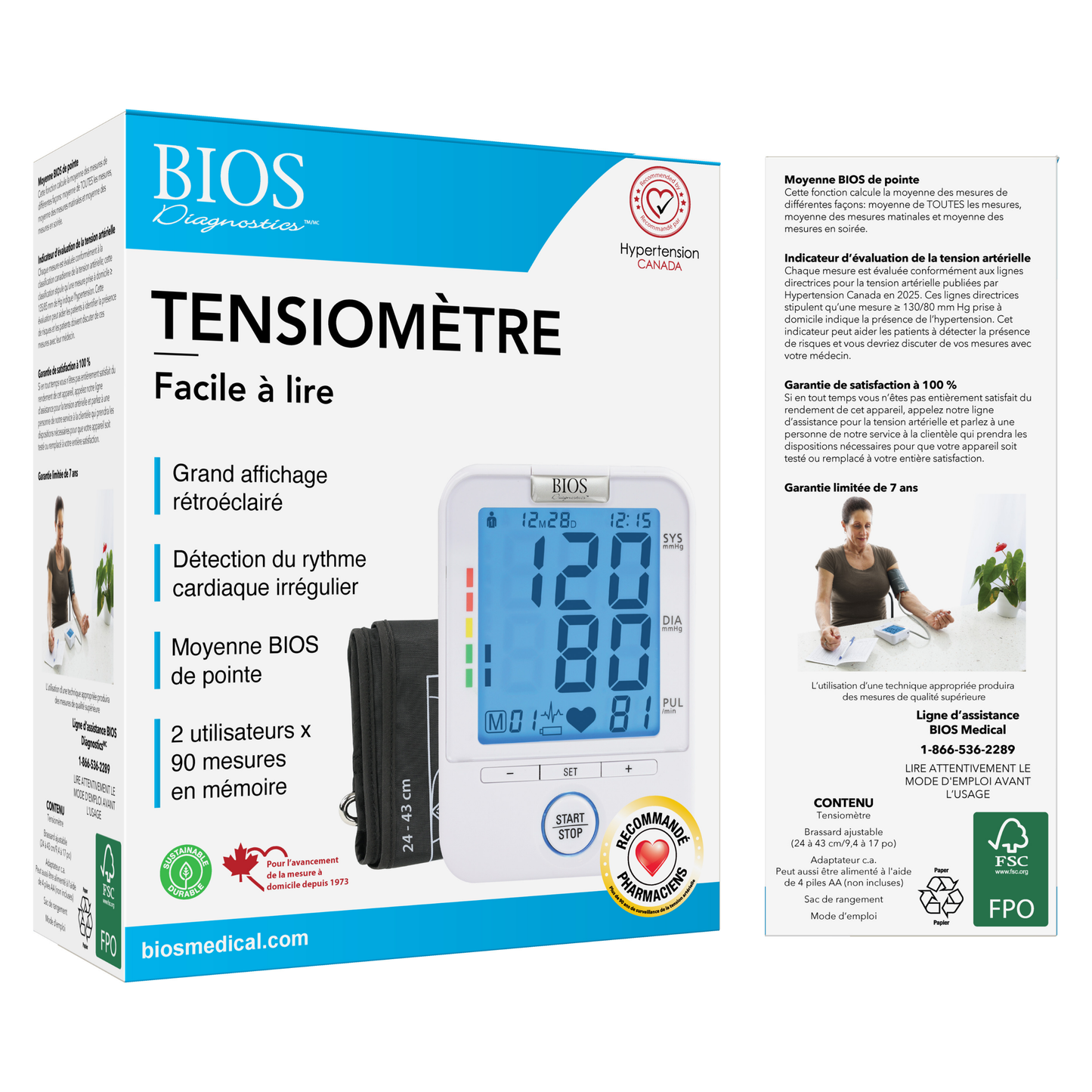 Blood Pressure Monitor Device – Easy Read; The #1 Canadian Blood Pressure Manufacturer