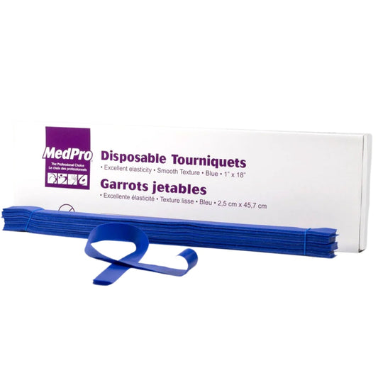 MedPro Disposable Tourniquets, Latex-free| 250 Per Box| 118-784