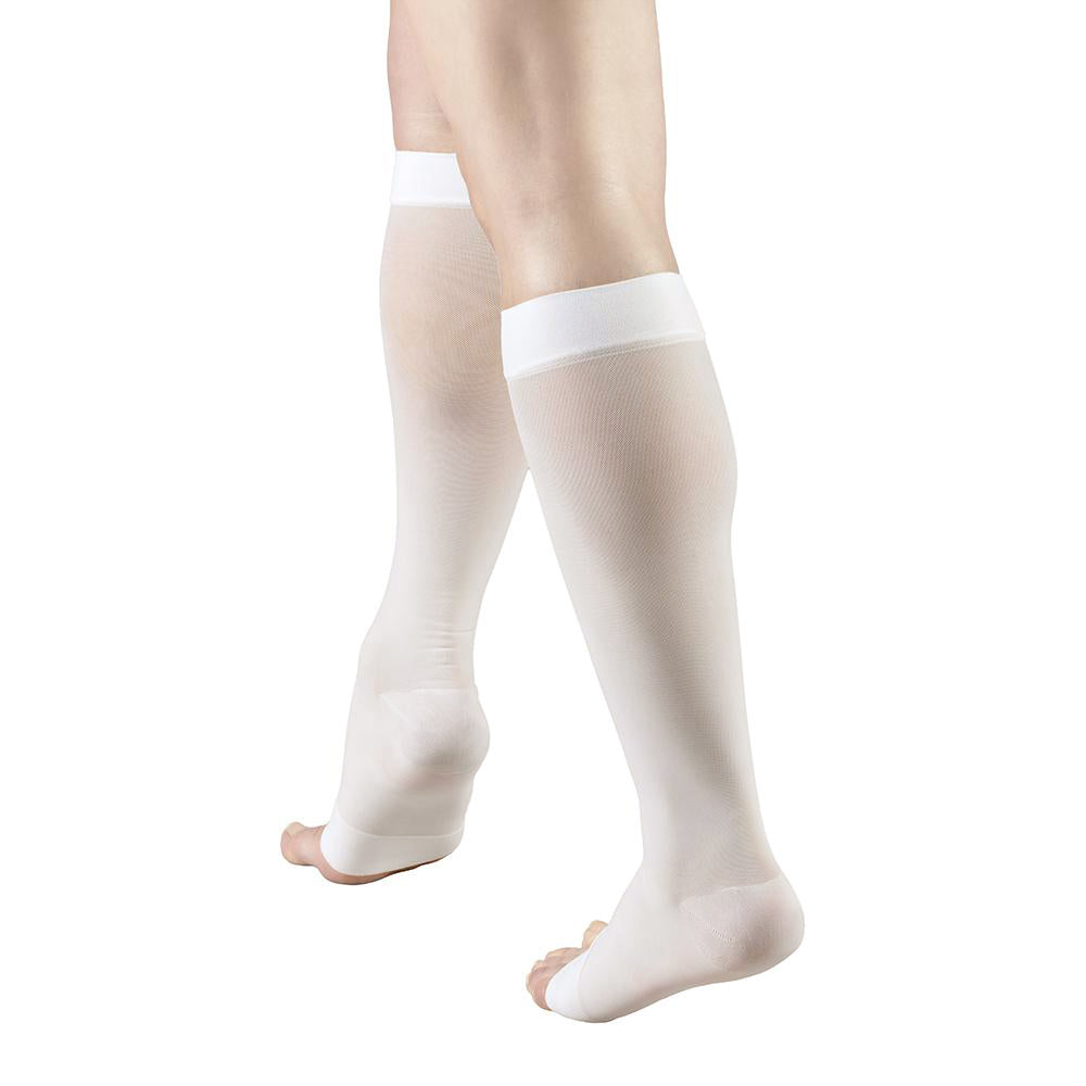 Ladies' Sheer Knee High Open Toe Stockings/1772 15-20 mmHg