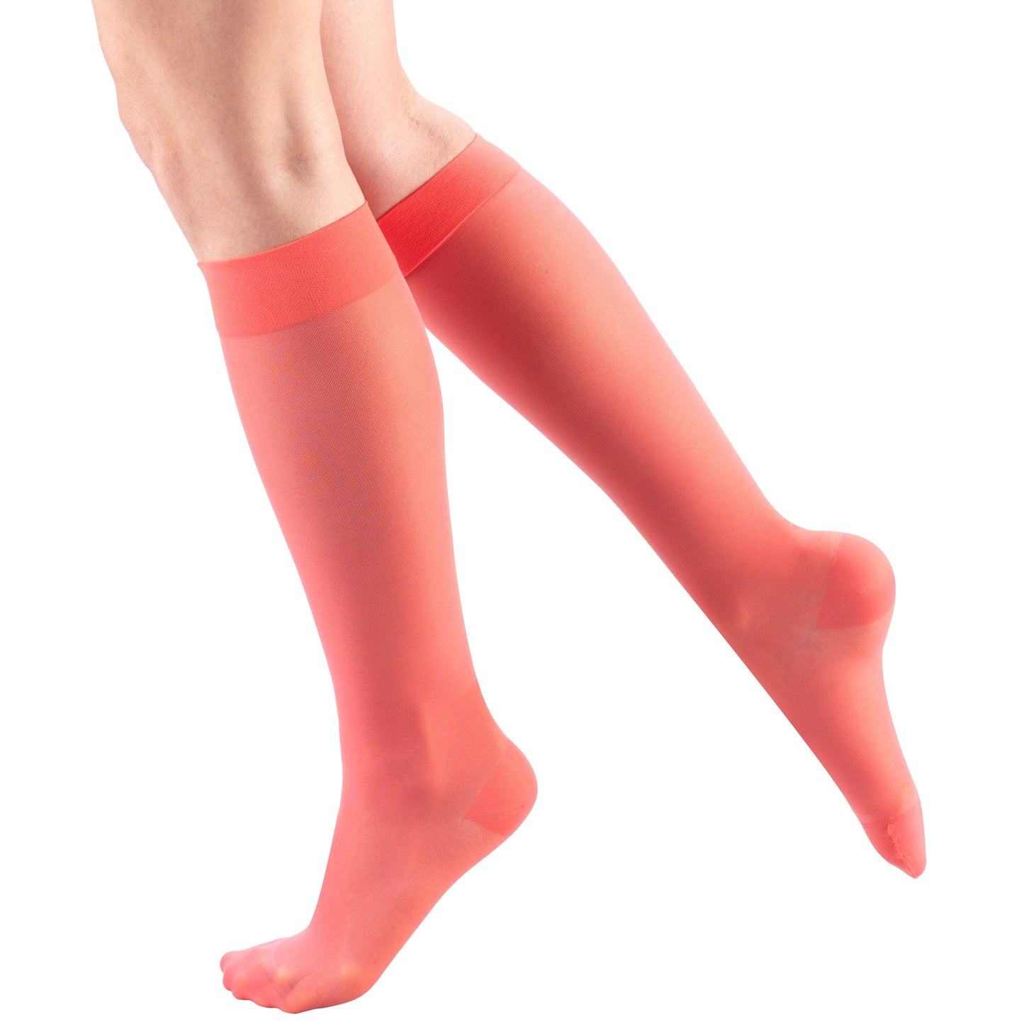 Knee High Closed Toe Stockings / Ladies' Sheer 1773  15-20 mmHg