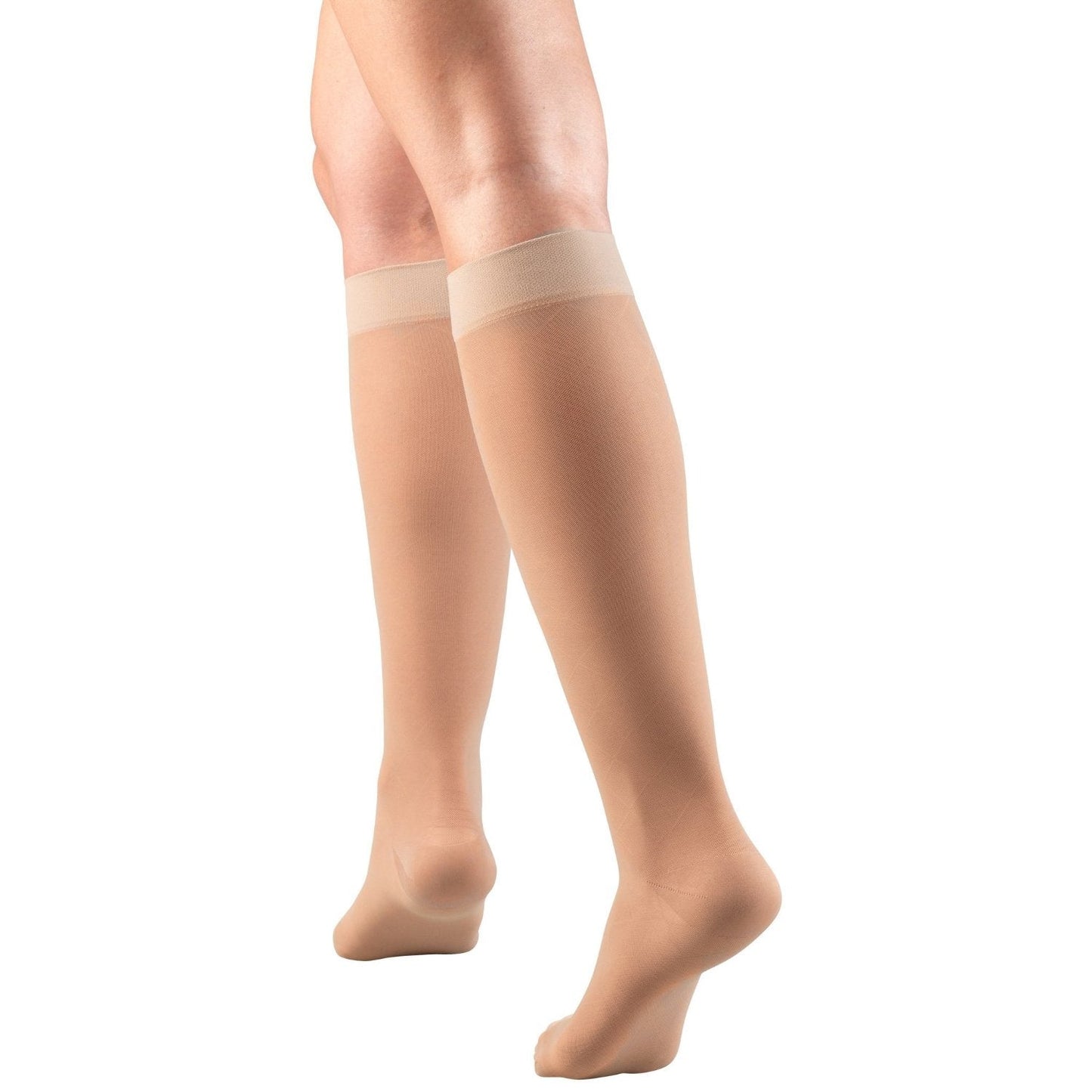 Ladies' Pattern Sheer Knee High Closed