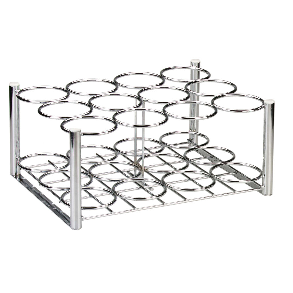 Chrome Oxygen Cylinder Rack