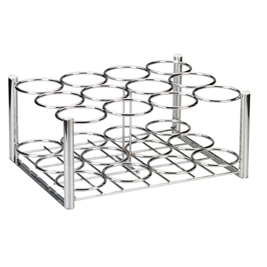 Chrome Oxygen Cylinder Rack
