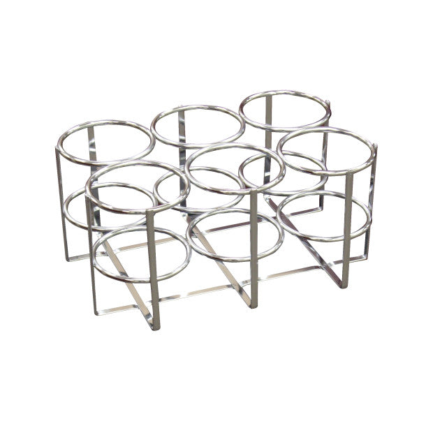 Chrome Oxygen Economy Cylinder Rack