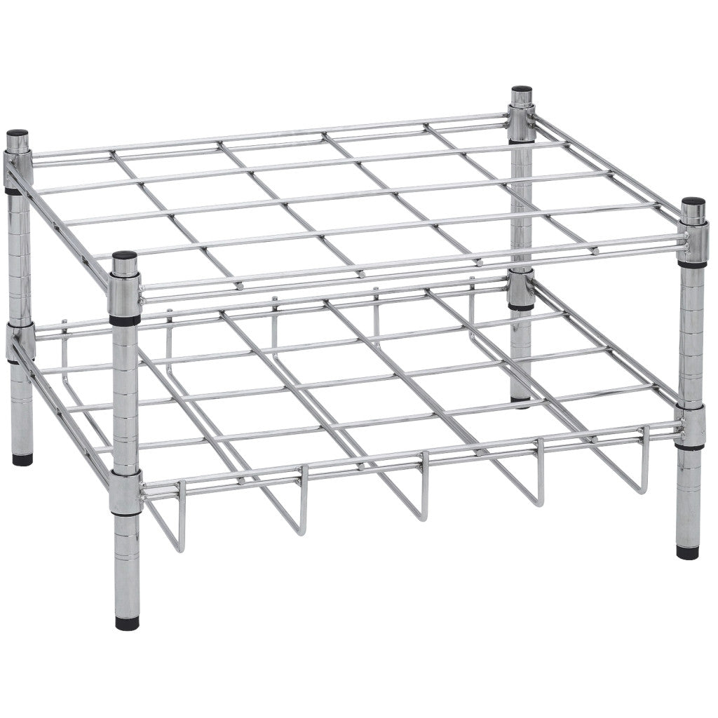 Chrome Oxygen Cylinder Rack